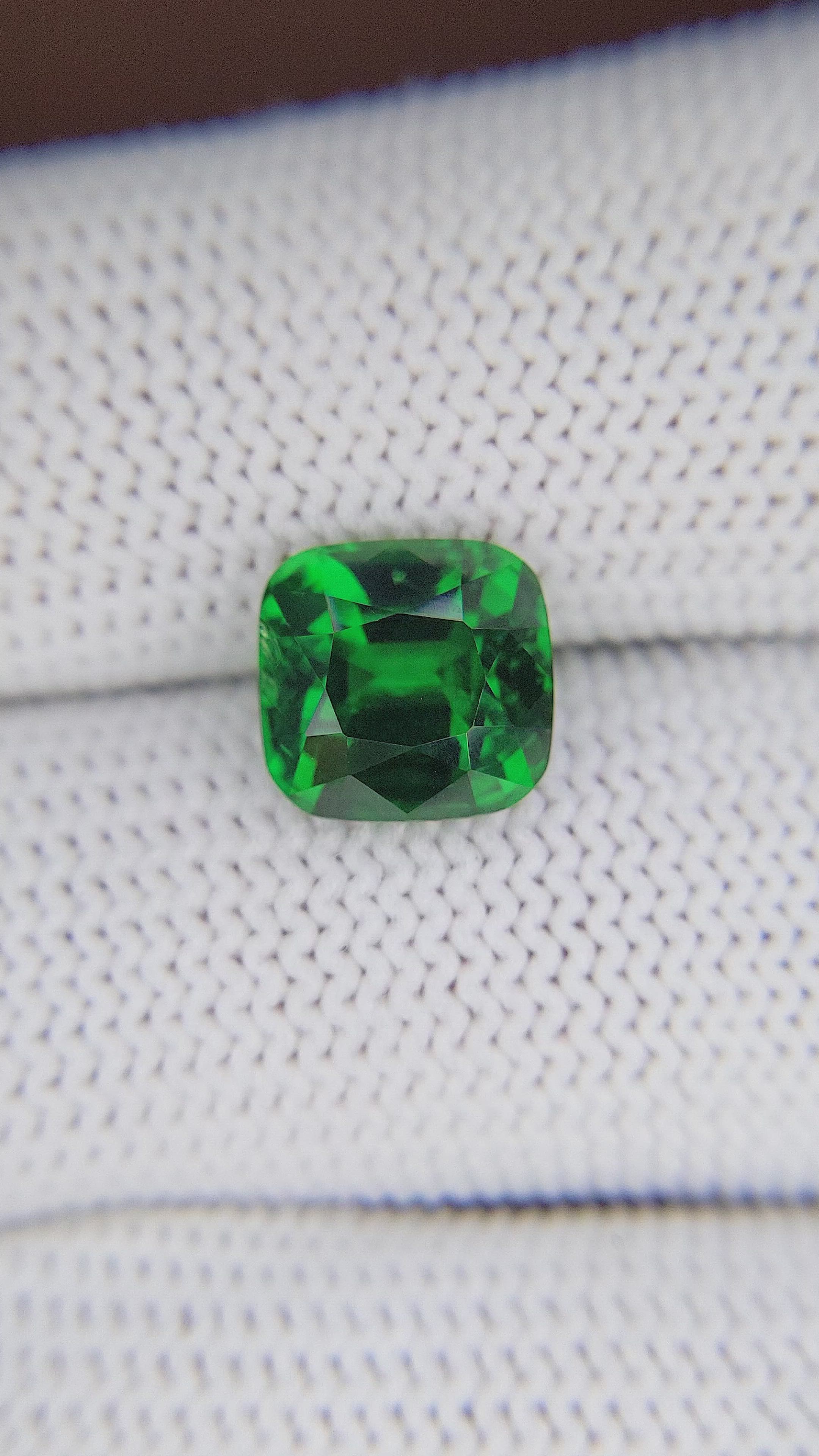 4.20 Ct. Tsavorite Garnet from Tanzania Size Video