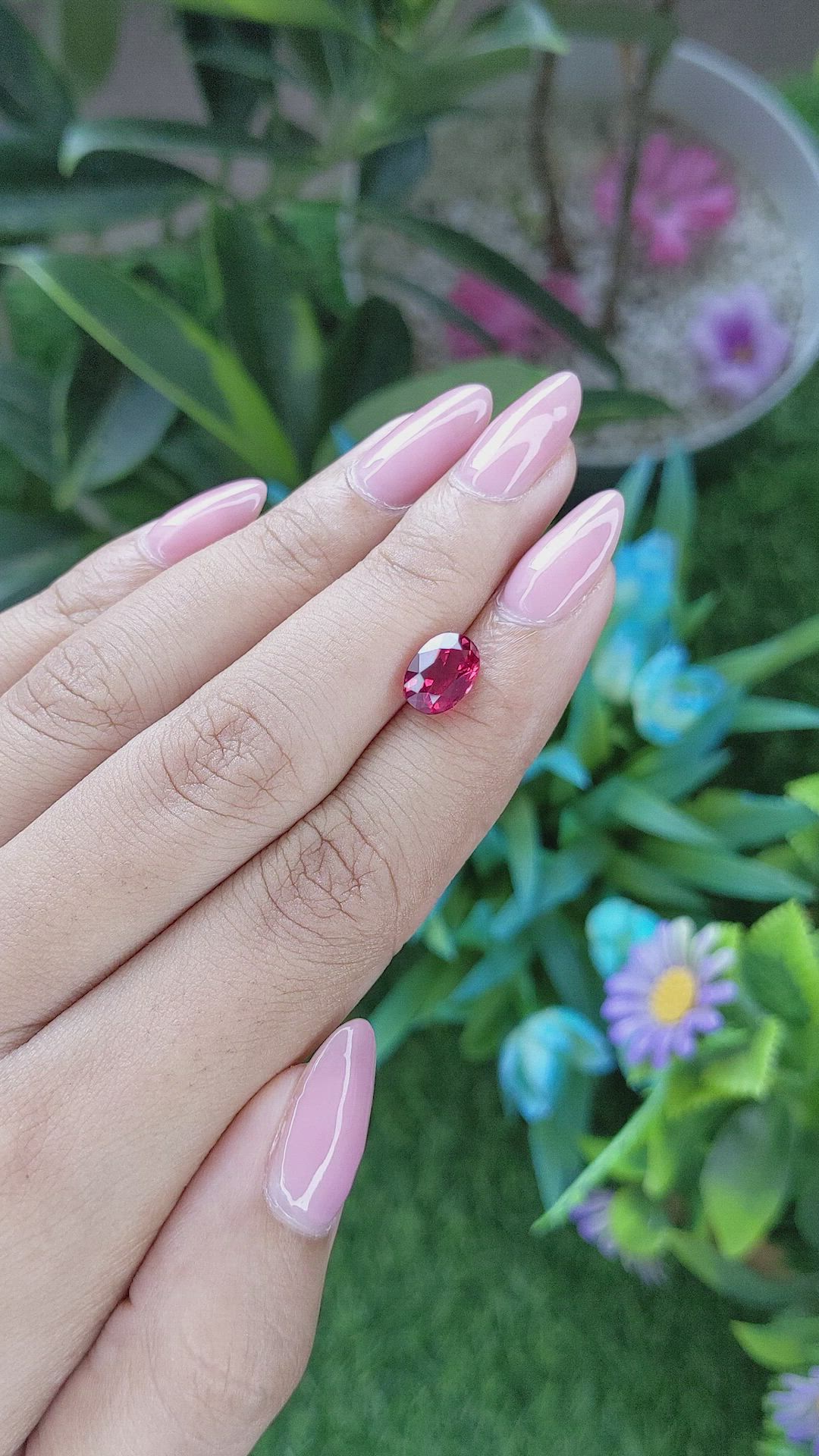 2.54 Ct. Spinel from Tanzania Size Video