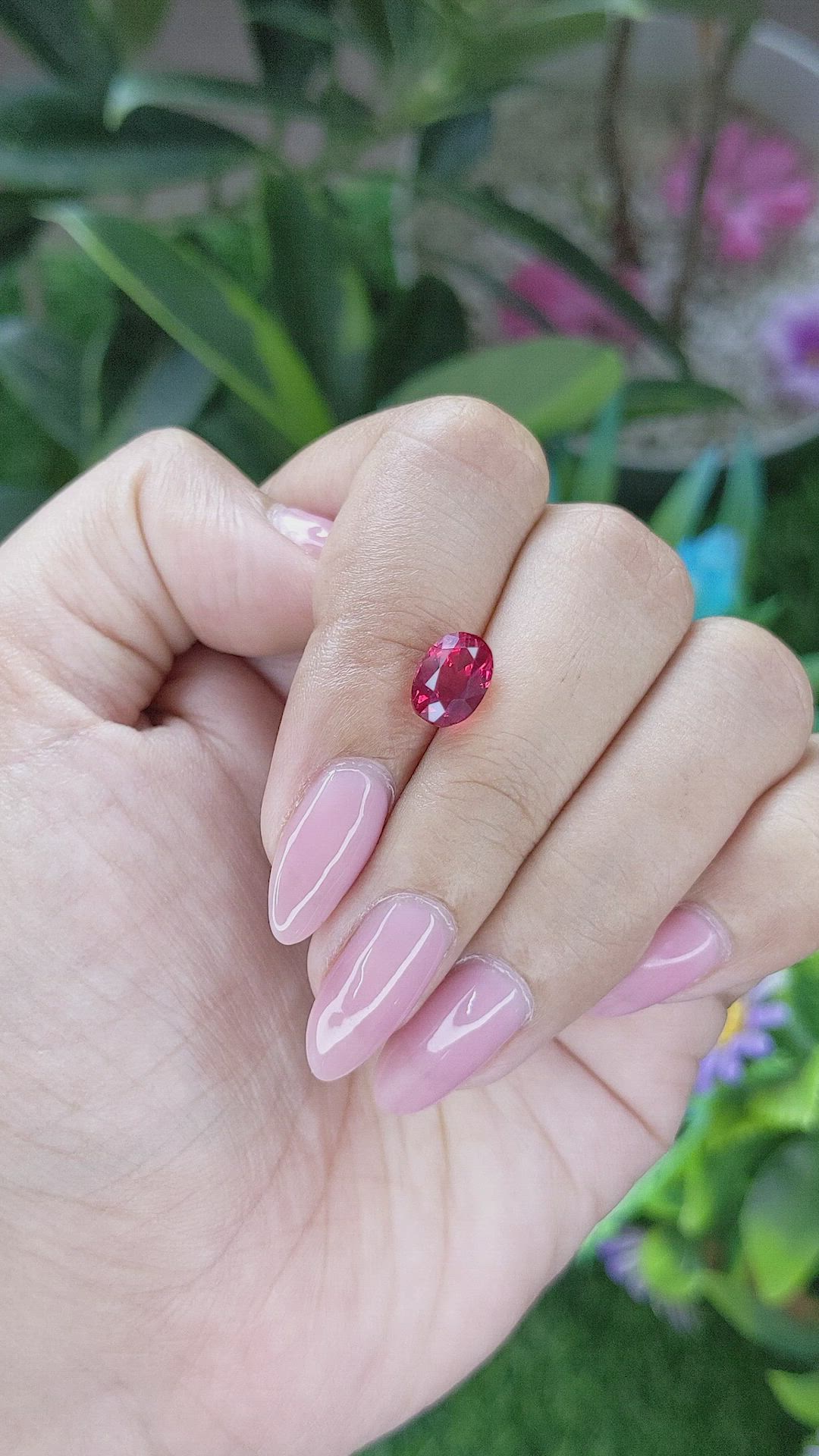 2.54 Ct. Spinel from Tanzania Size Video