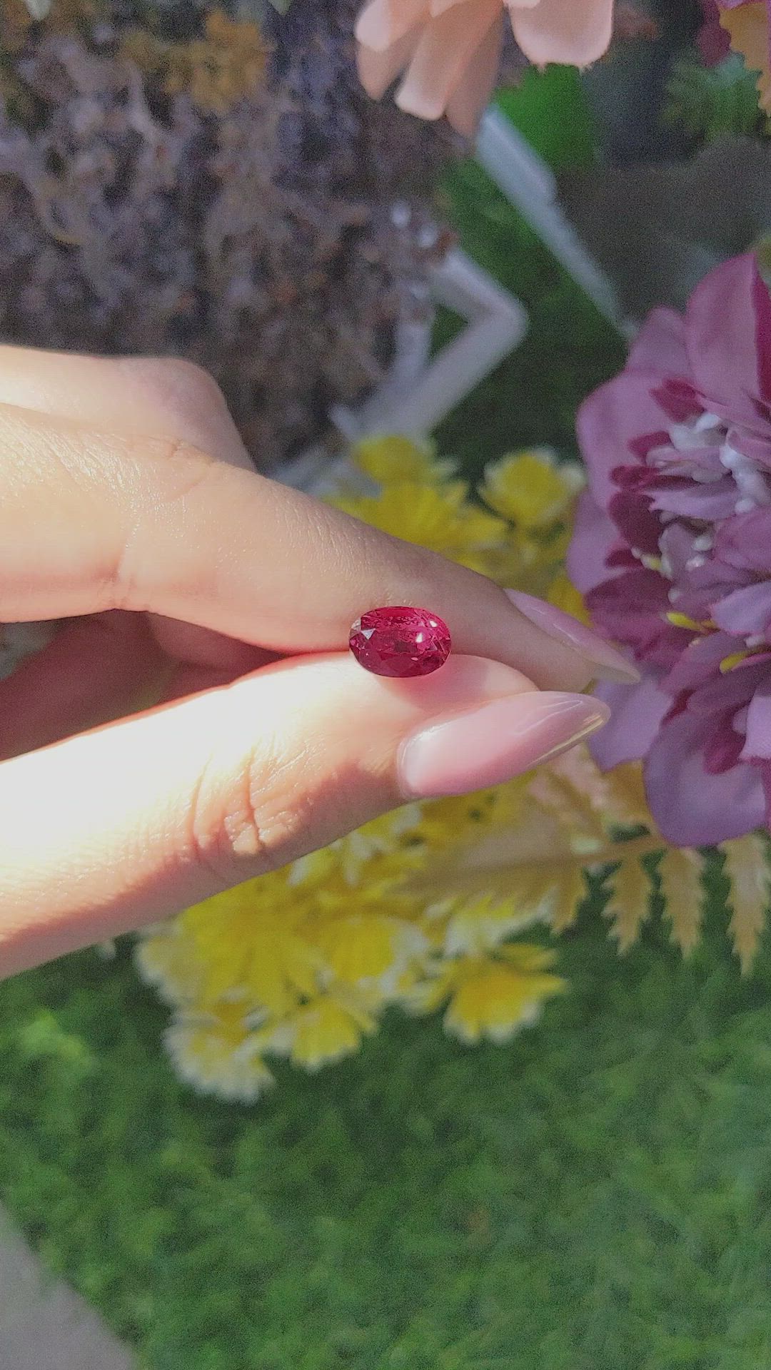 2.54 Ct. Spinel from Tanzania Size Video