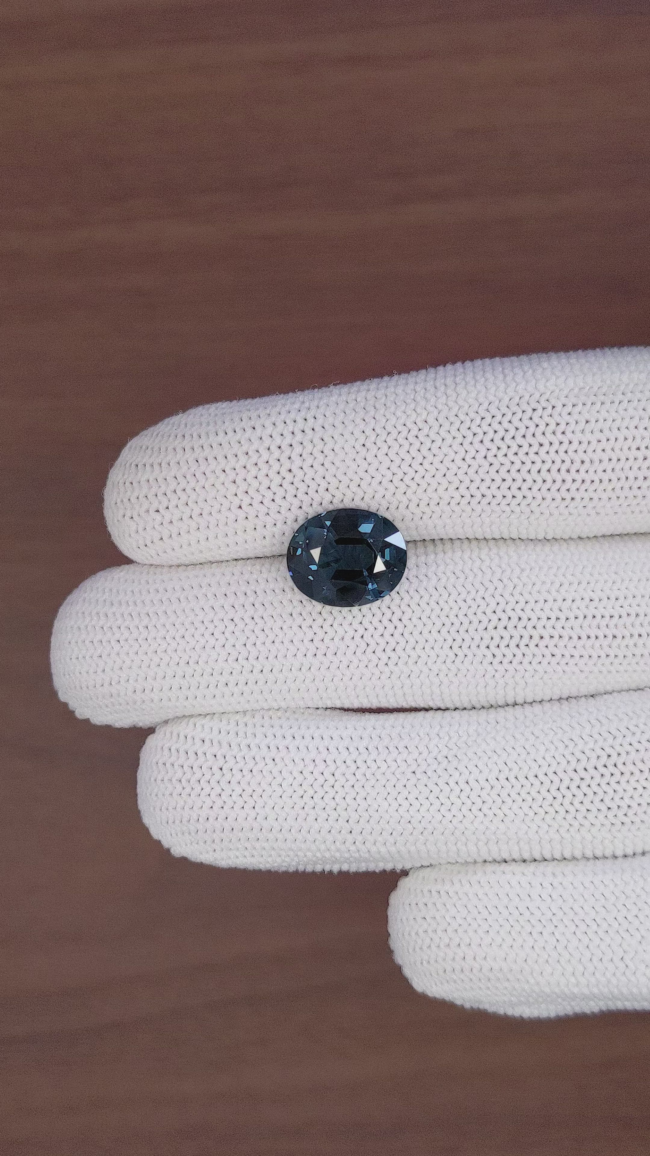 6.84 Ct. Spinel from Tanzania Size Video