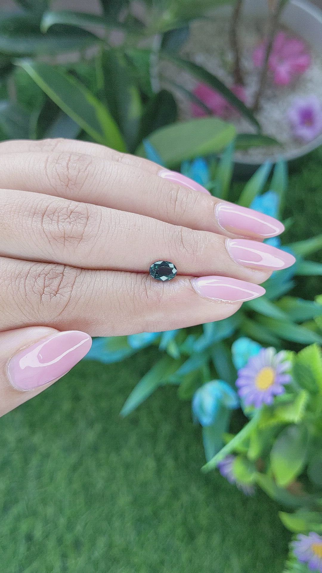 0.81 Ct. Garnet from Tanzania Size Video