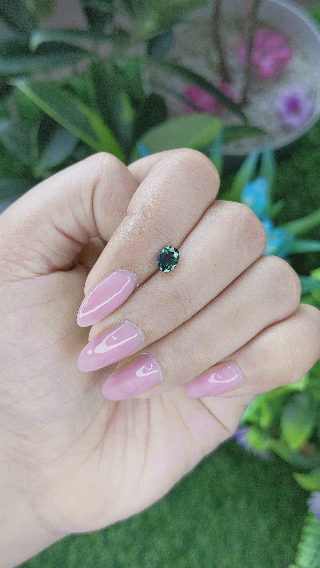 0.81 Ct. Garnet from Tanzania Size Video