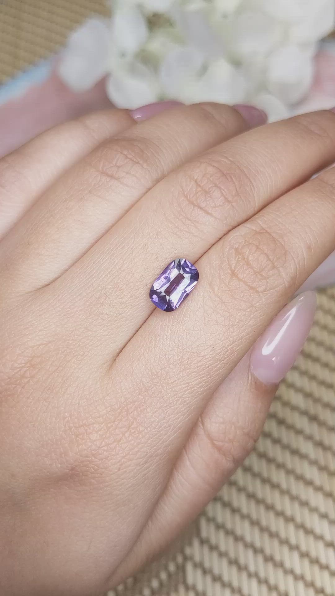 2.09 Ct. Spinel from Ceylon (Sri Lanka) Size Video
