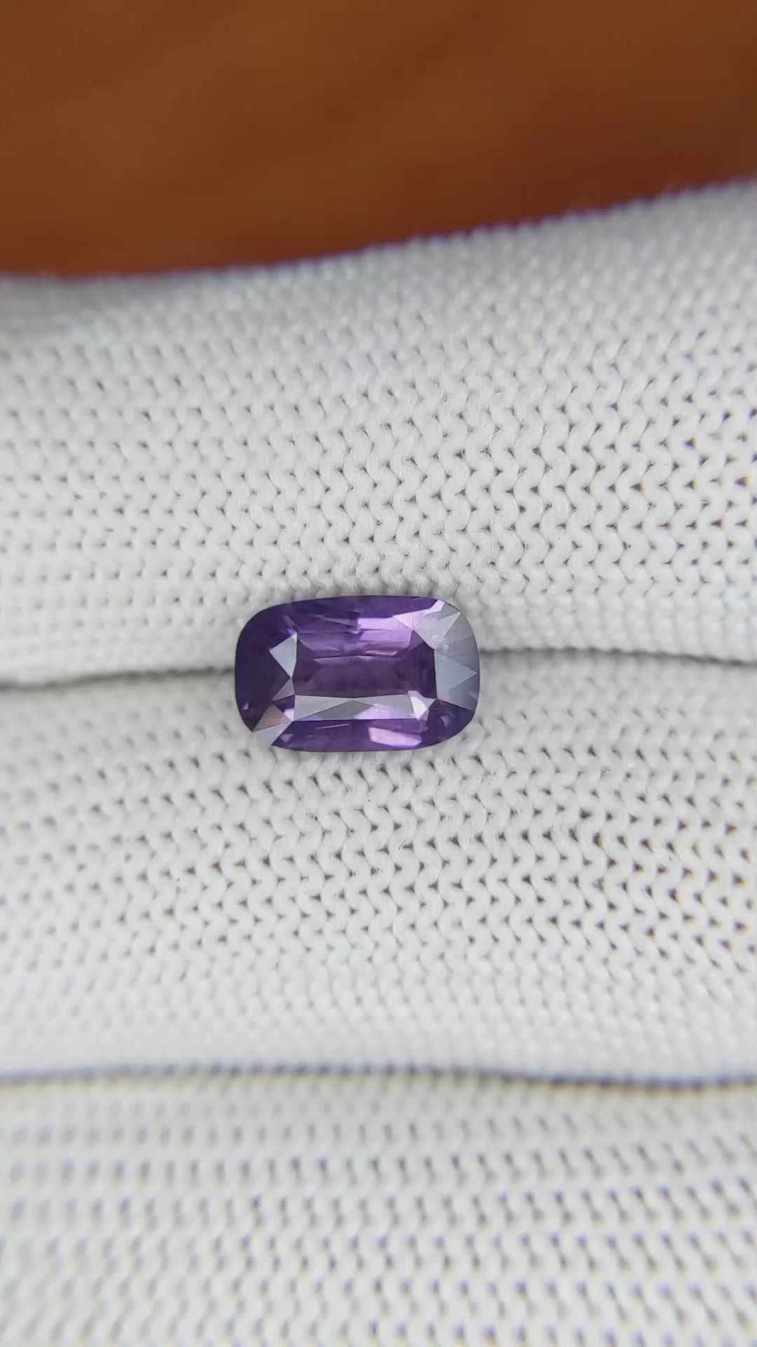 2.09 Ct. Spinel from Ceylon (Sri Lanka) Size Video