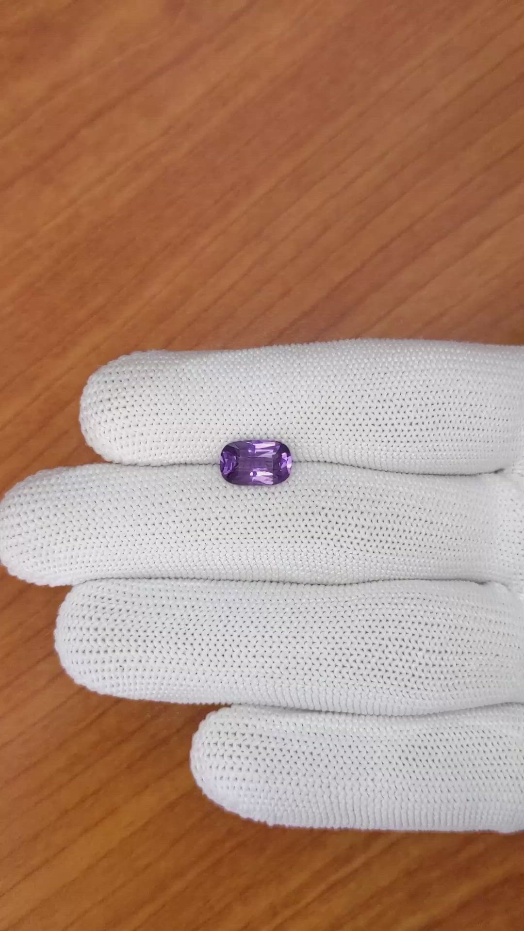 2.09 Ct. Spinel from Ceylon (Sri Lanka) Size Video