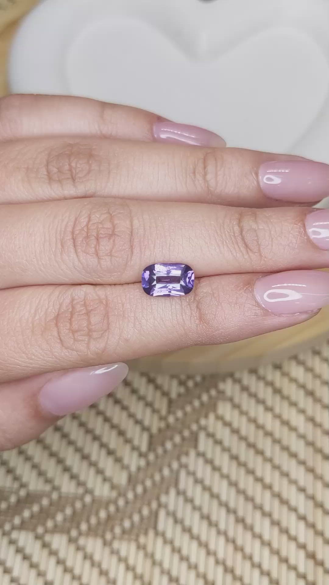 2.09 Ct. Spinel from Ceylon (Sri Lanka) Size Video