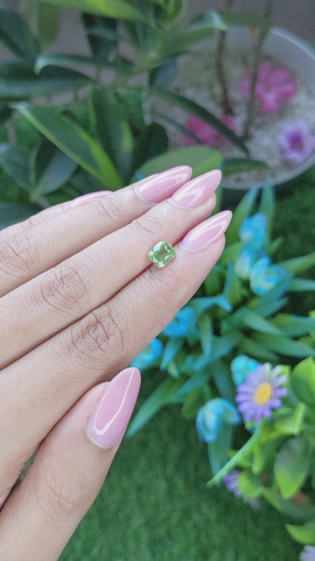 1.20 Ct. Garnet from Tanzania Size Video