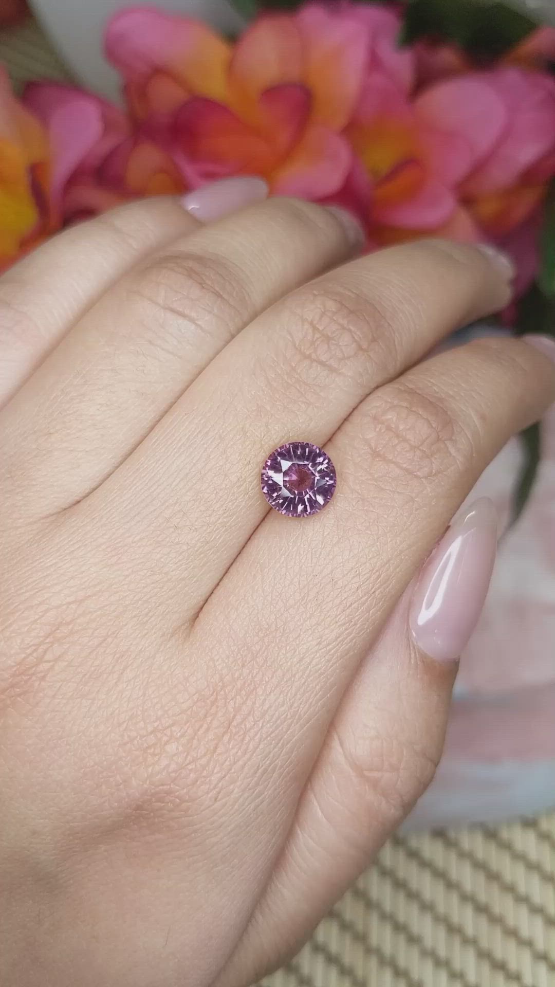 2.47 Ct. Spinel from Ceylon (Sri Lanka) Size Video