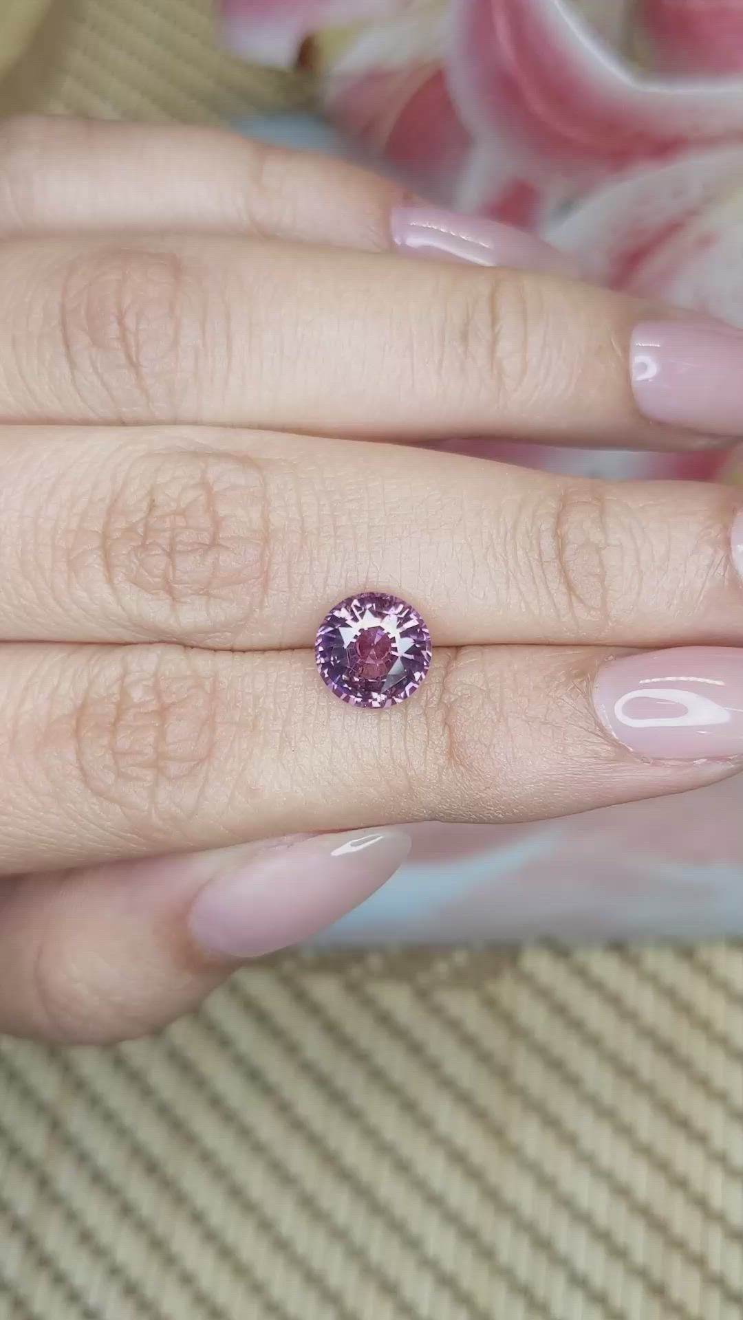 2.47 Ct. Spinel from Ceylon (Sri Lanka) Size Video