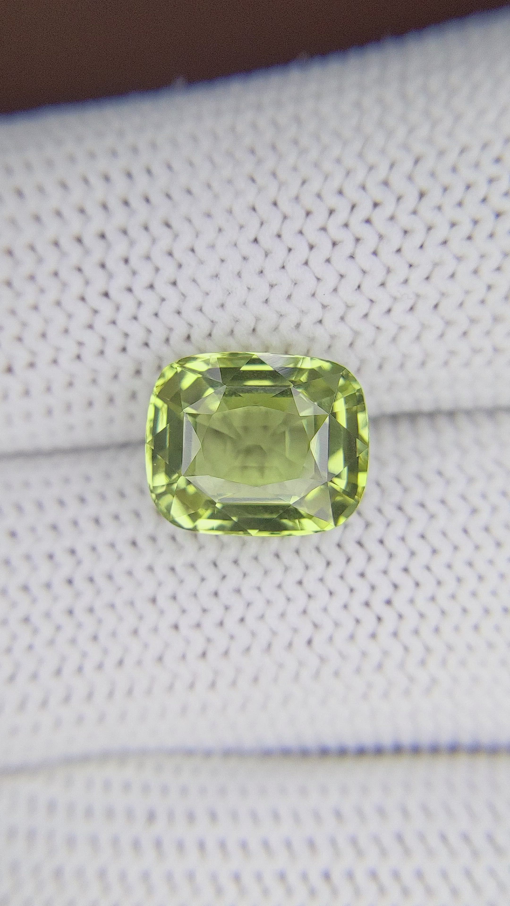 5.28 Ct. Chrysoberyl from Madagascar Size Video