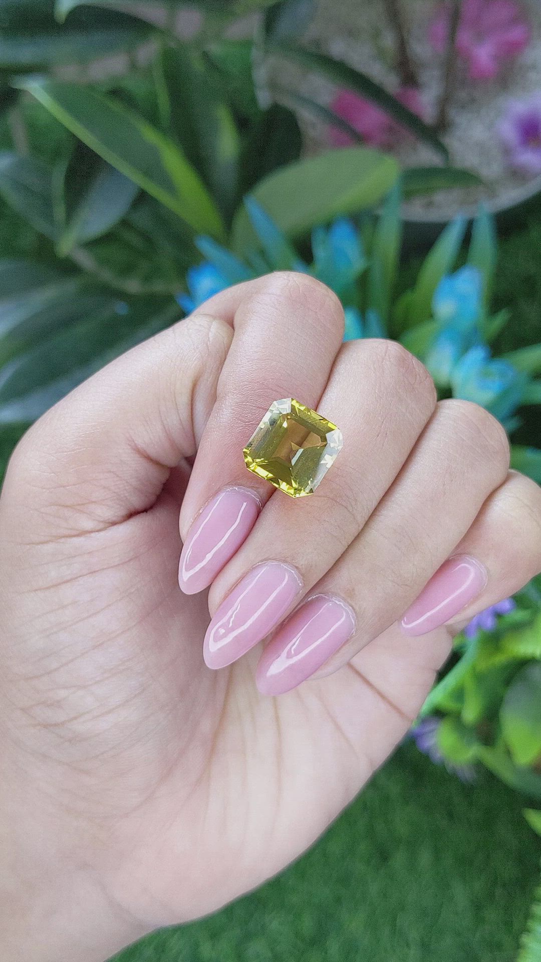 9.02 Ct. Chrysoberyl from Madagascar Size Video