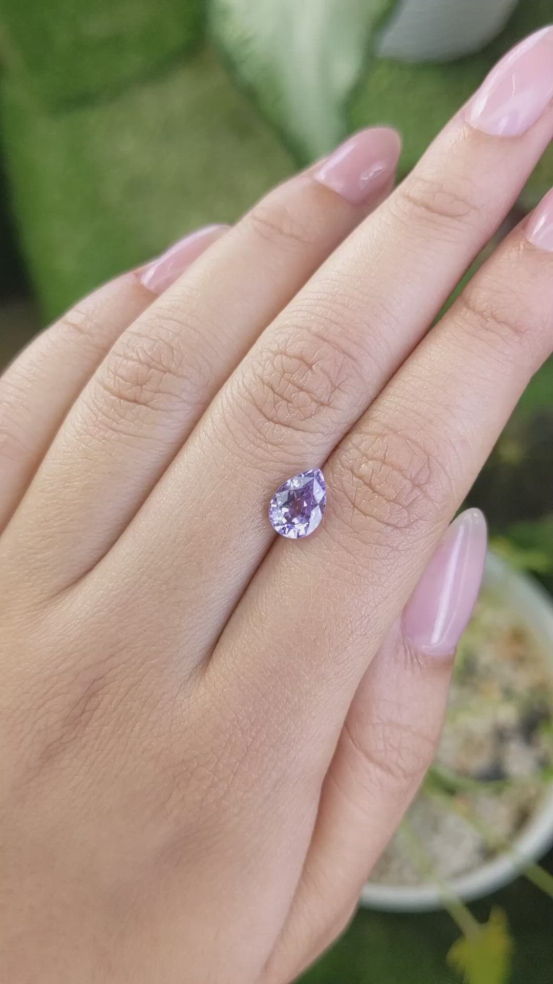 1.69 Ct. Spinel from Ceylon (Sri Lanka) Size Video