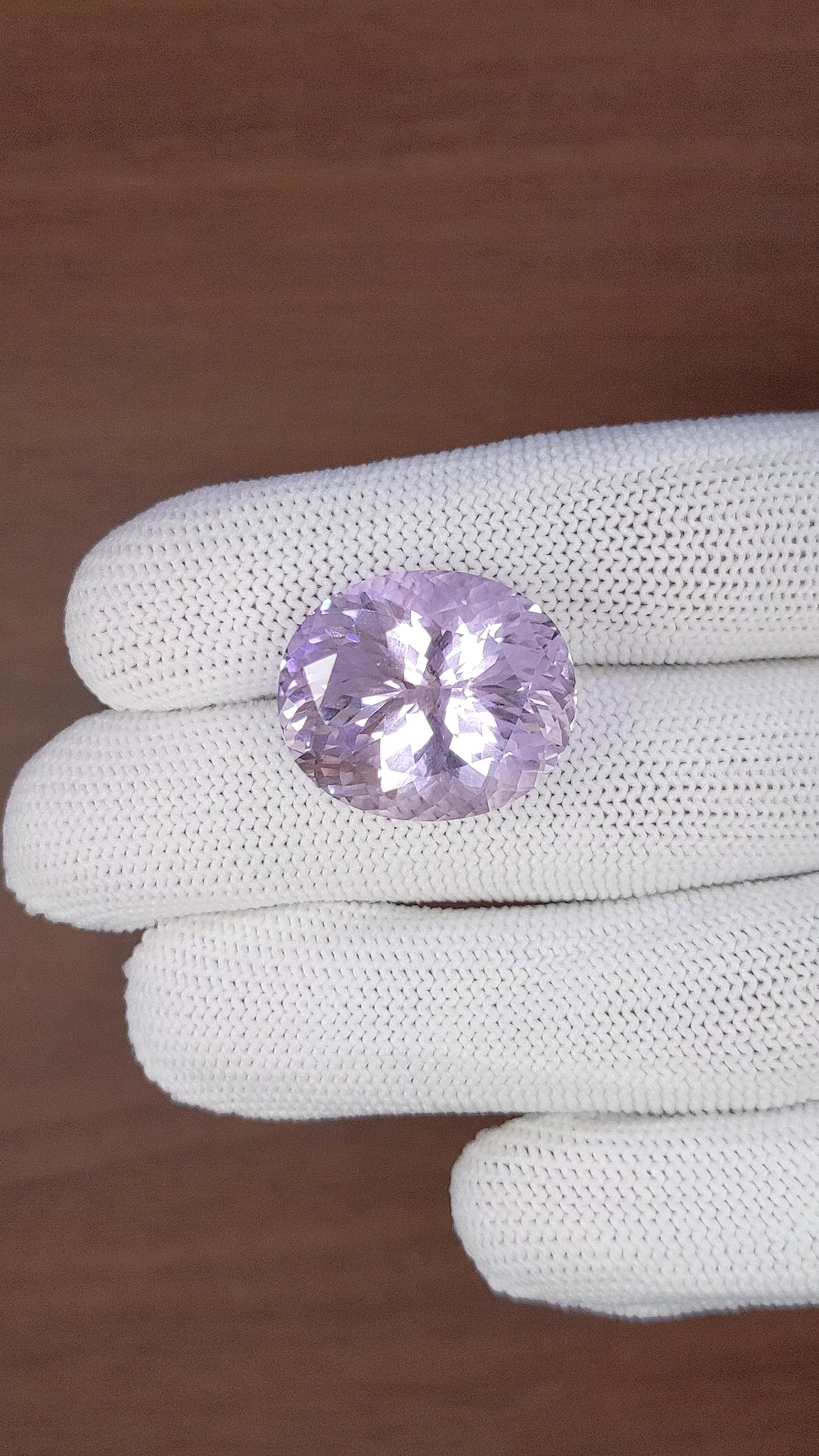 37.90 Ct. Purple Kunzite from Afghanistan Size Video