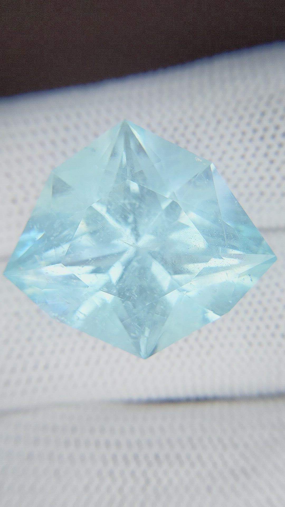 30.50 Ct. Greenish Blue Aquamarine from Ceylon (Sri Lanka) Size Video