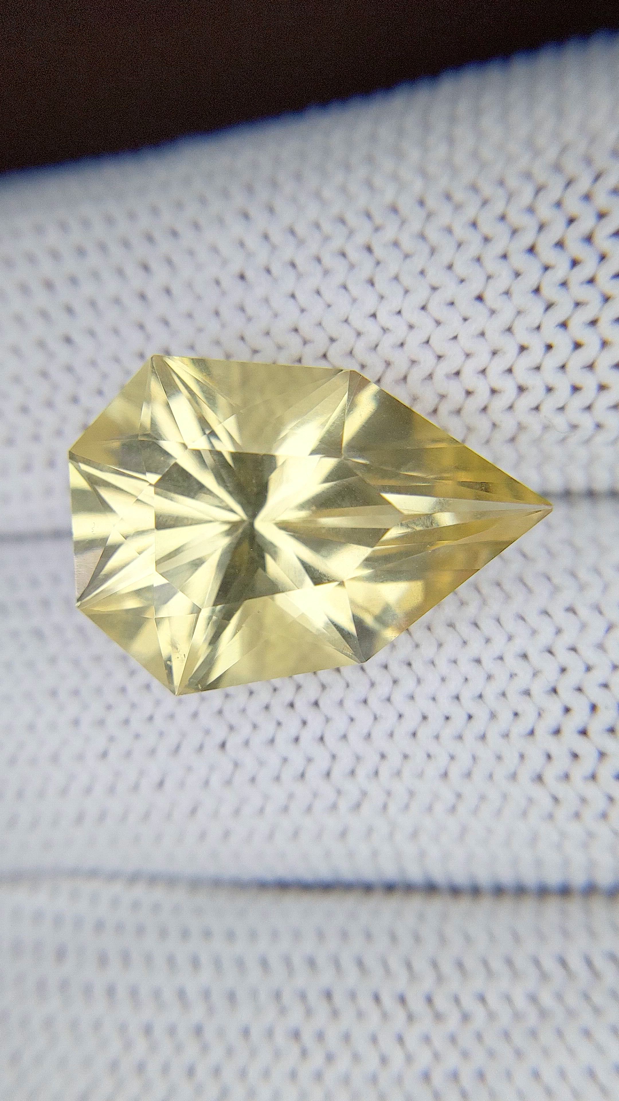 11.54 Ct. Yellow Quartz Size Video