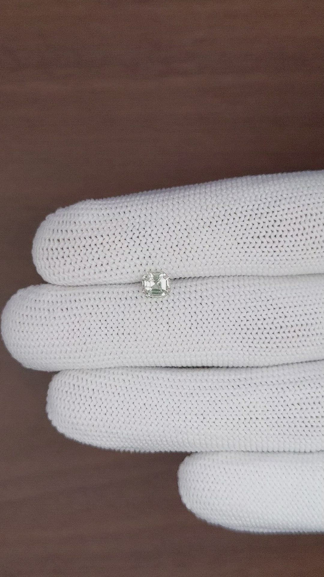 0.79 Ct. Green Chrysoberyl from Tanzania Size Video