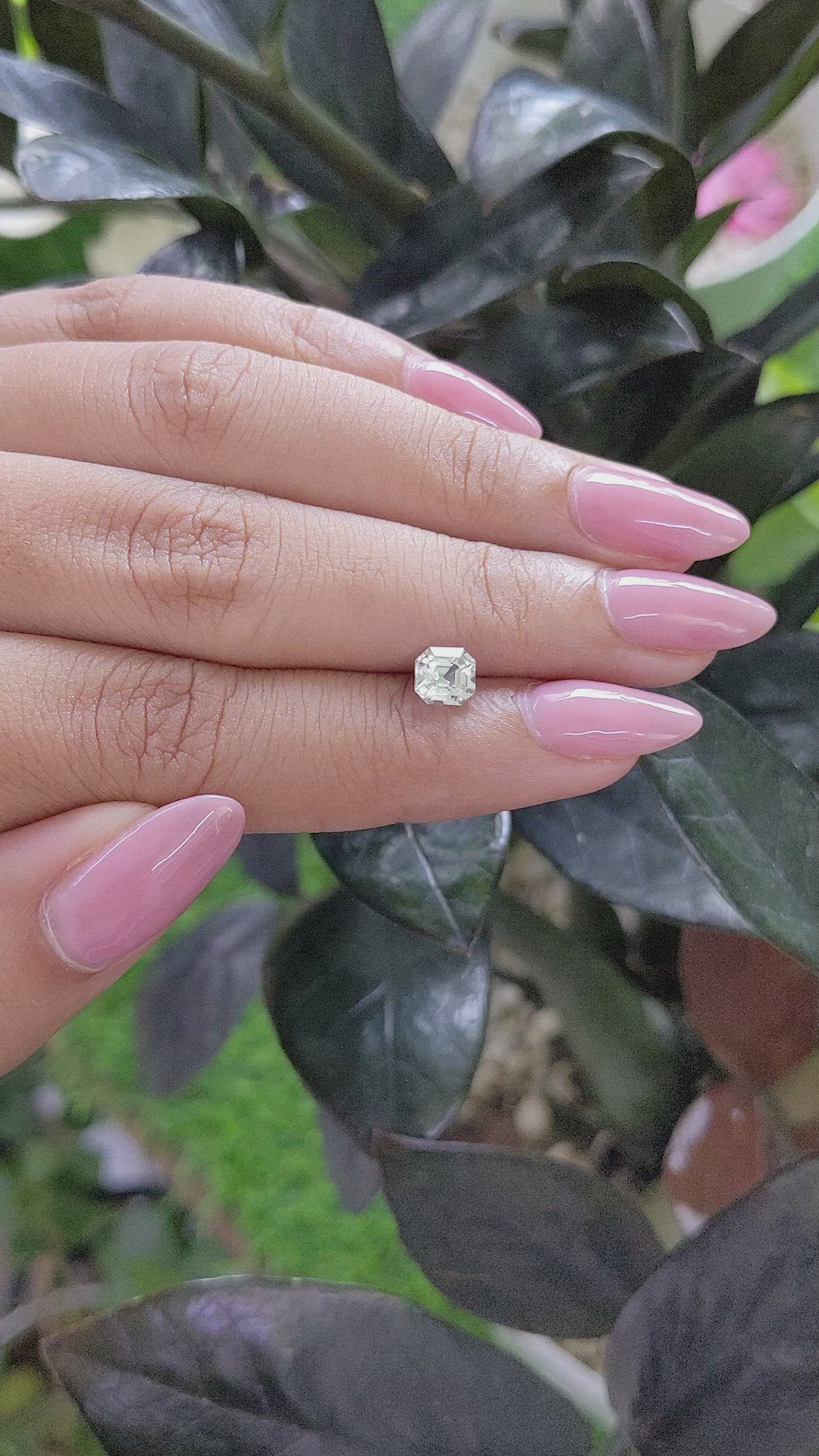 0.79 Ct. Green Chrysoberyl from Tanzania Size Video