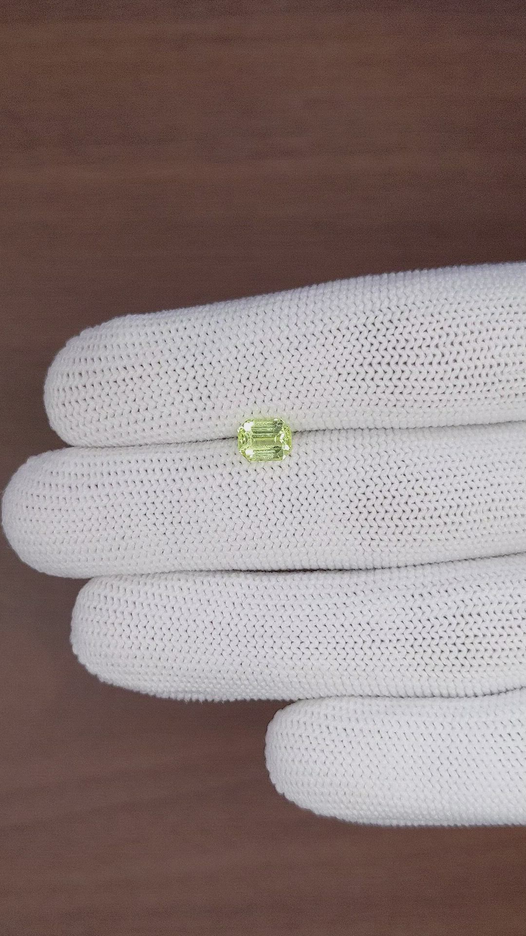 1.32 Ct. Green Chrysoberyl from Tanzania Size Video