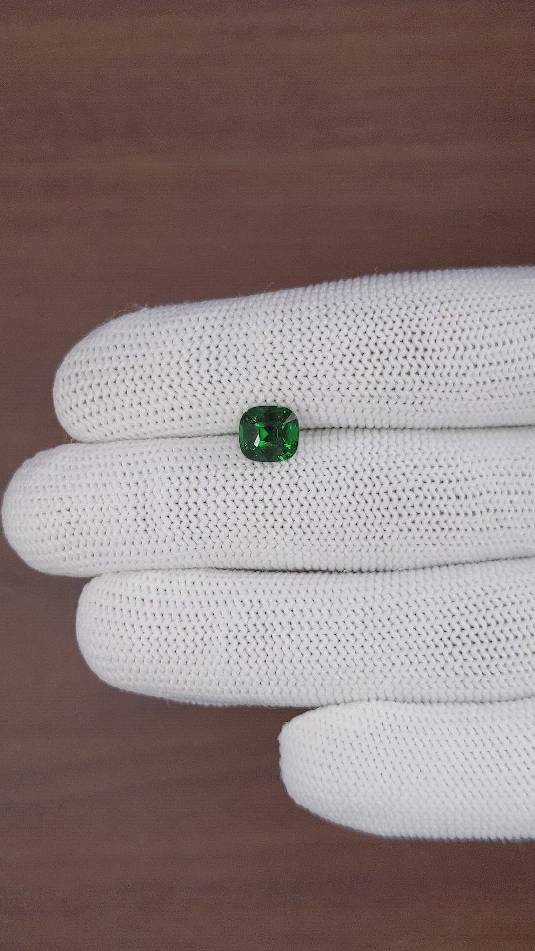 2.10 Ct. Tsavorite Garnet from Tanzania Size Video