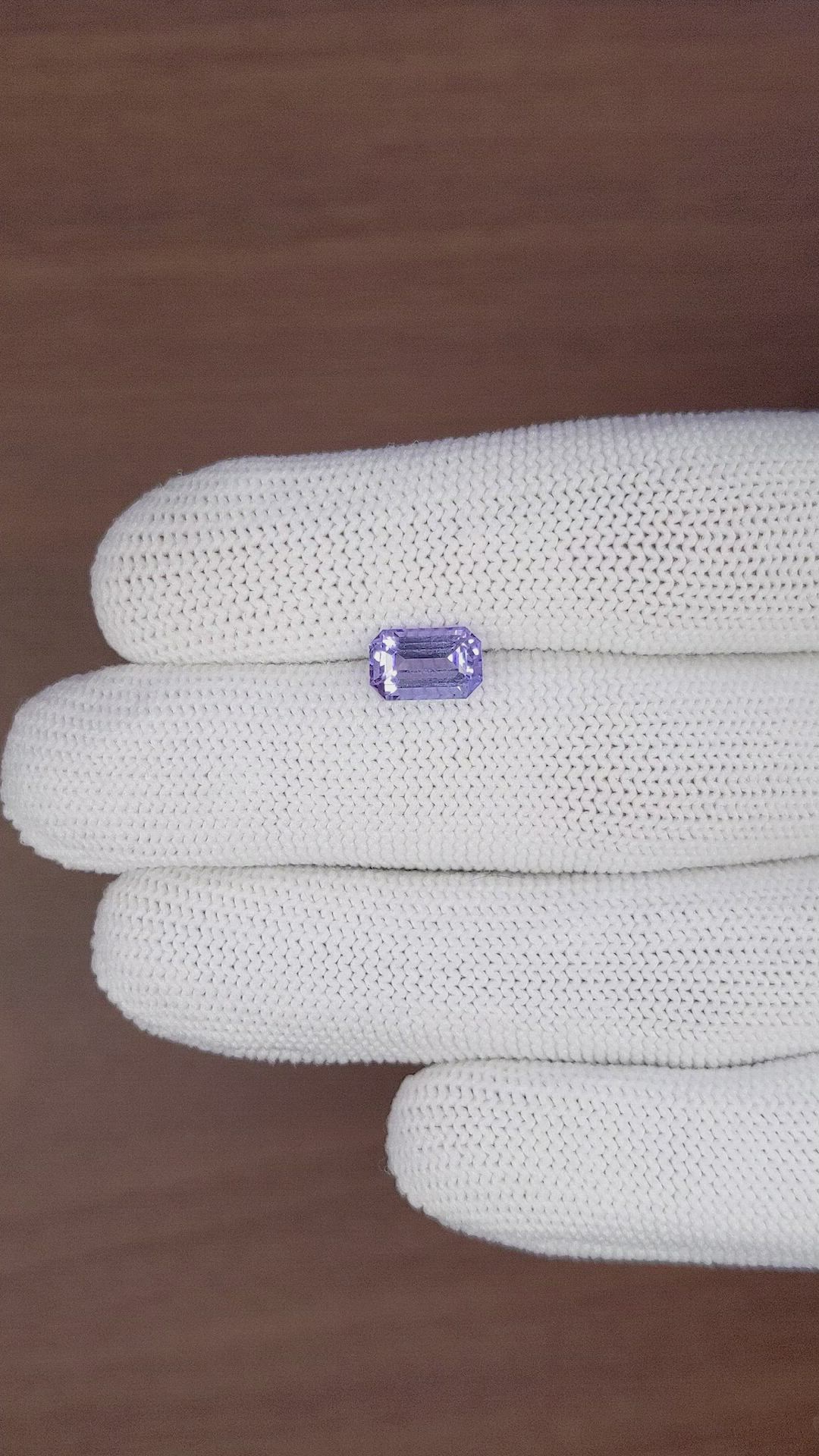 1.99 Ct. Violet Tanzanite from Tanzania Size Video