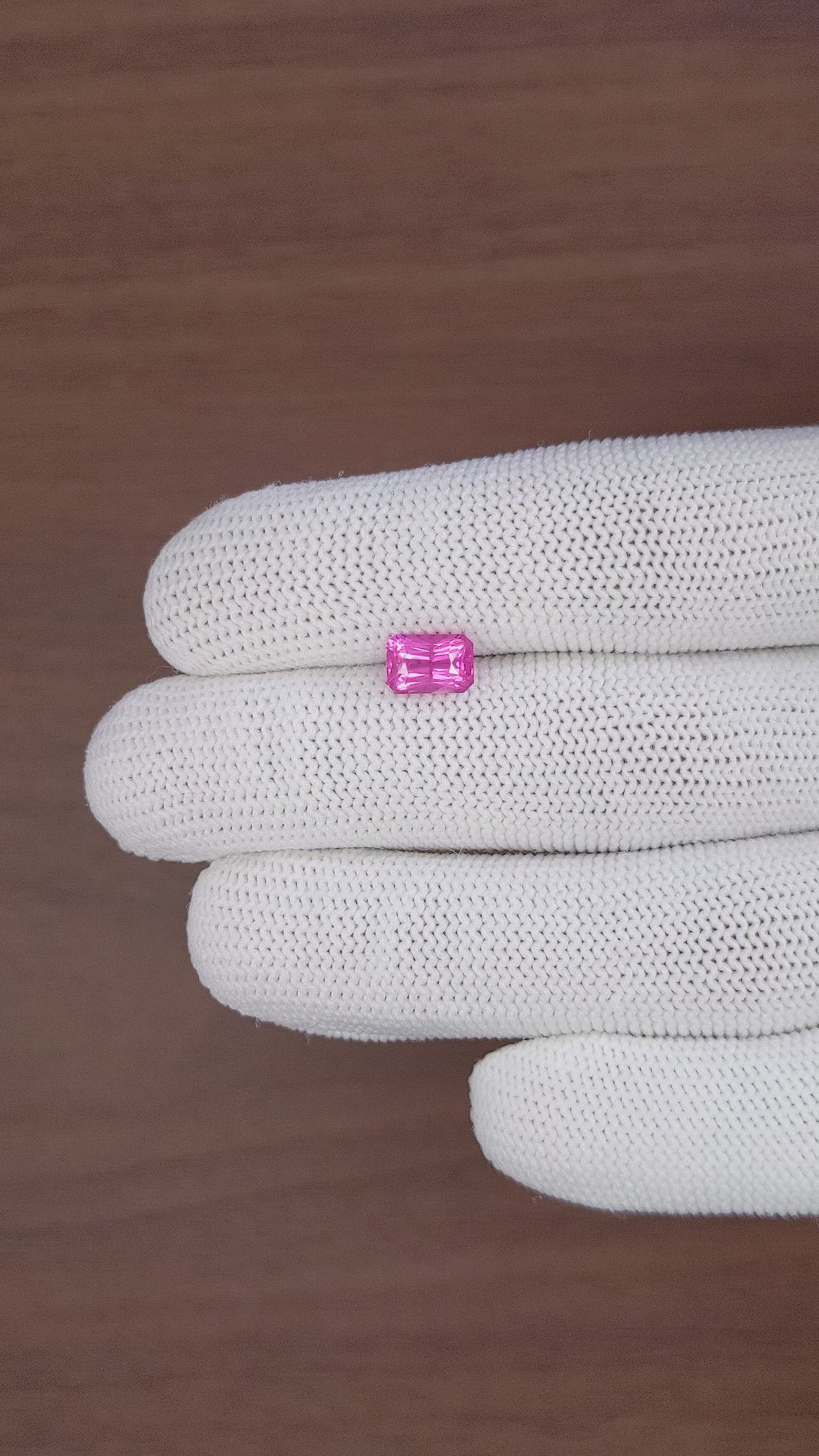 1.60 Ct. Pink Spinel from Tanzania Size Video