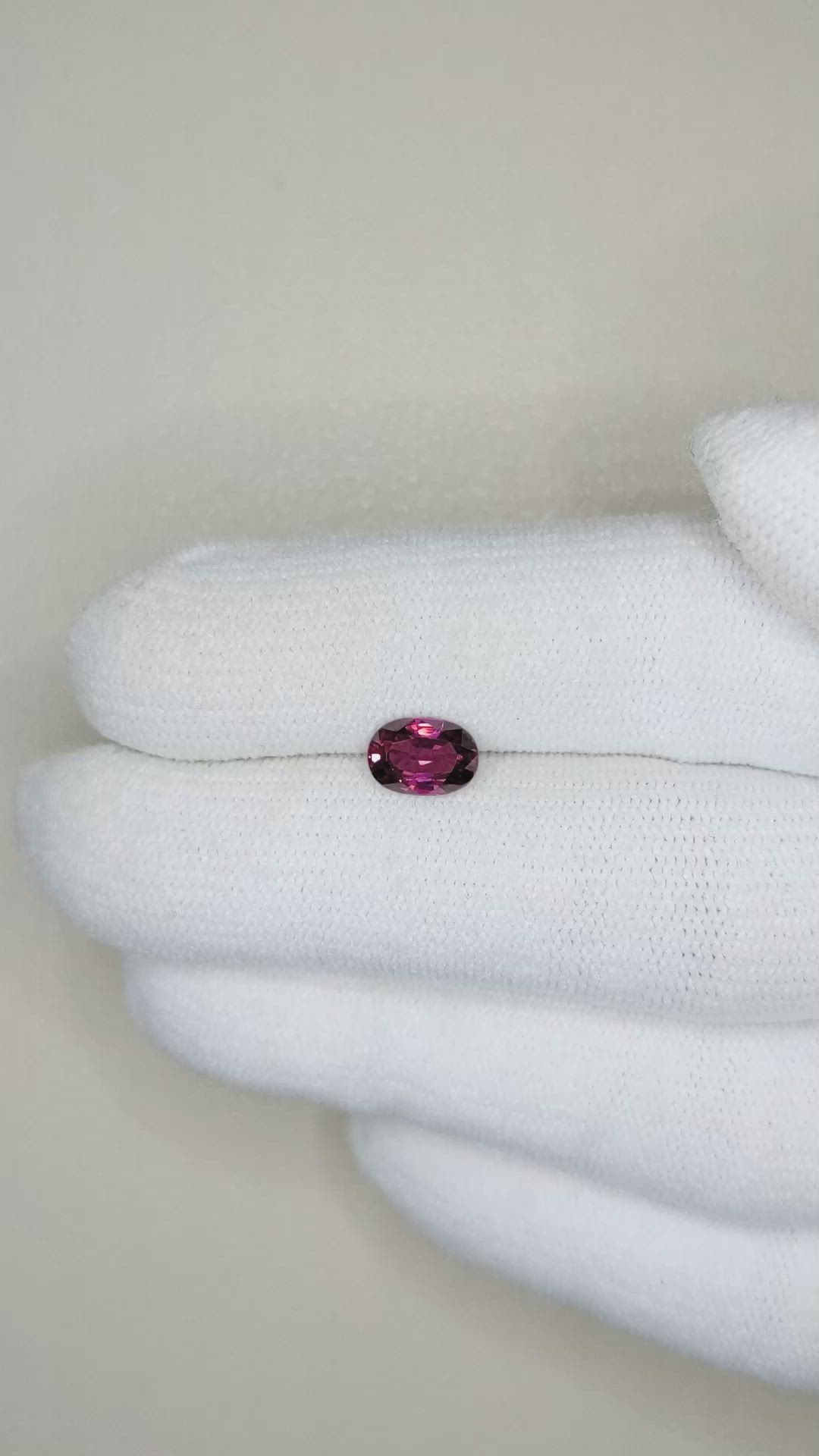 1.15 Ct. Rhodolite Garnet from Mozambique Size Video
