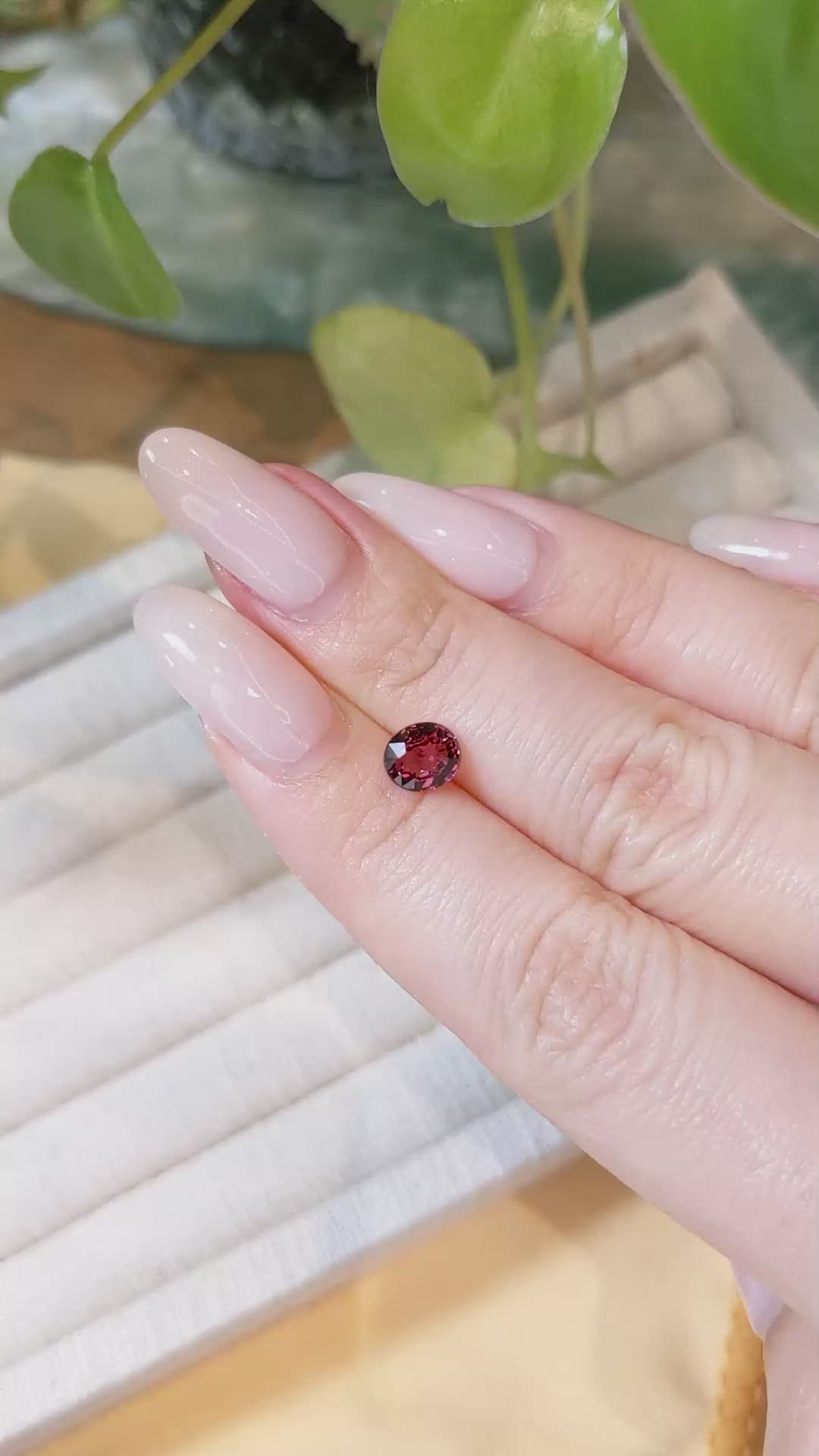 1.16 Ct. Malaya Garnet from Tanzania Size Video