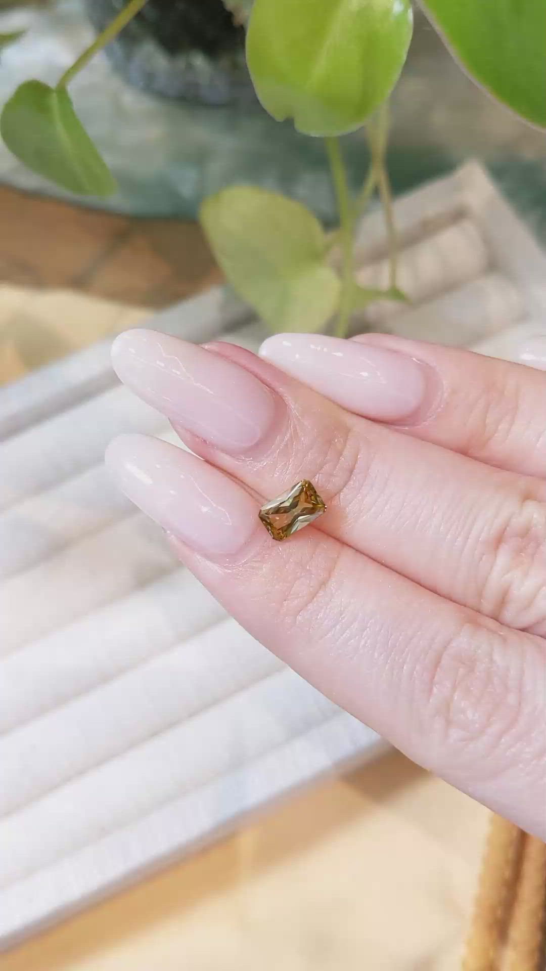 1.34 Ct. Zircon from Tanzania Size Video