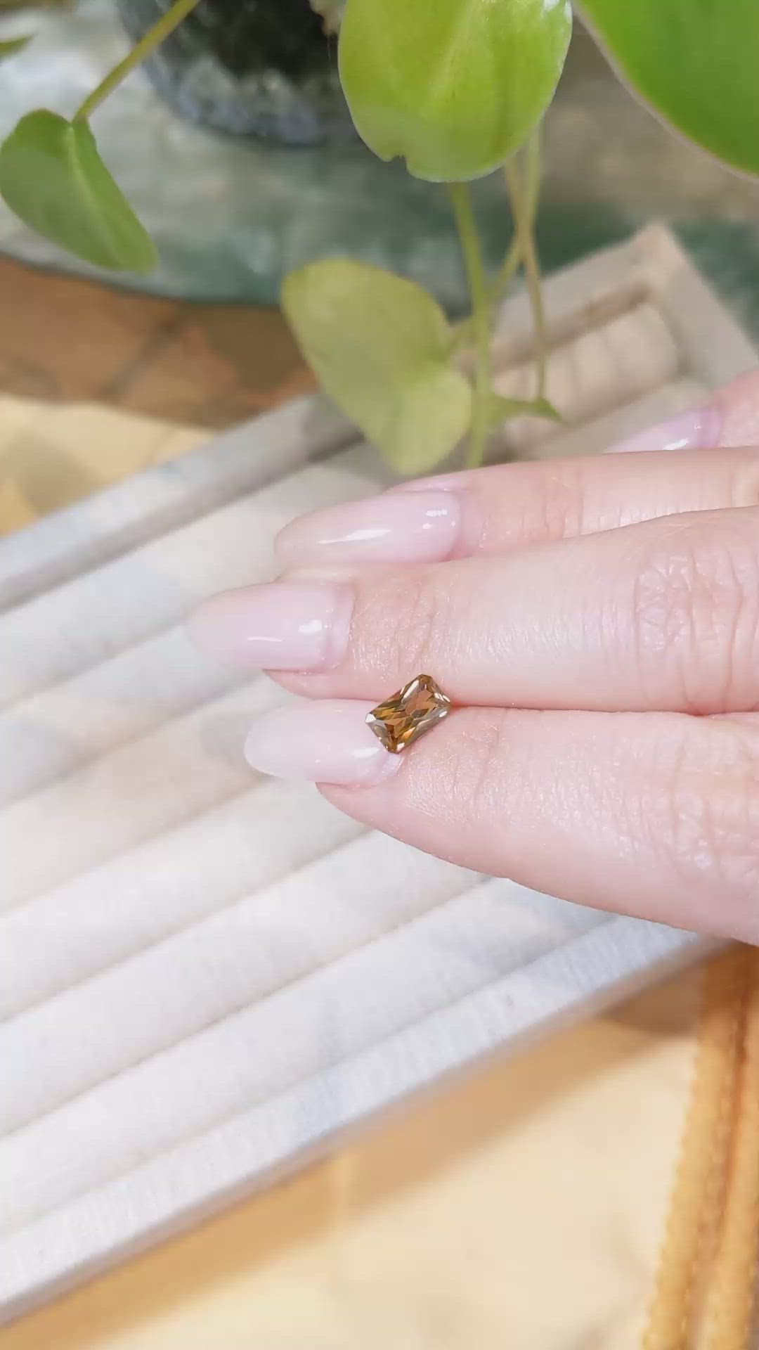 1.34 Ct. Zircon from Tanzania Size Video