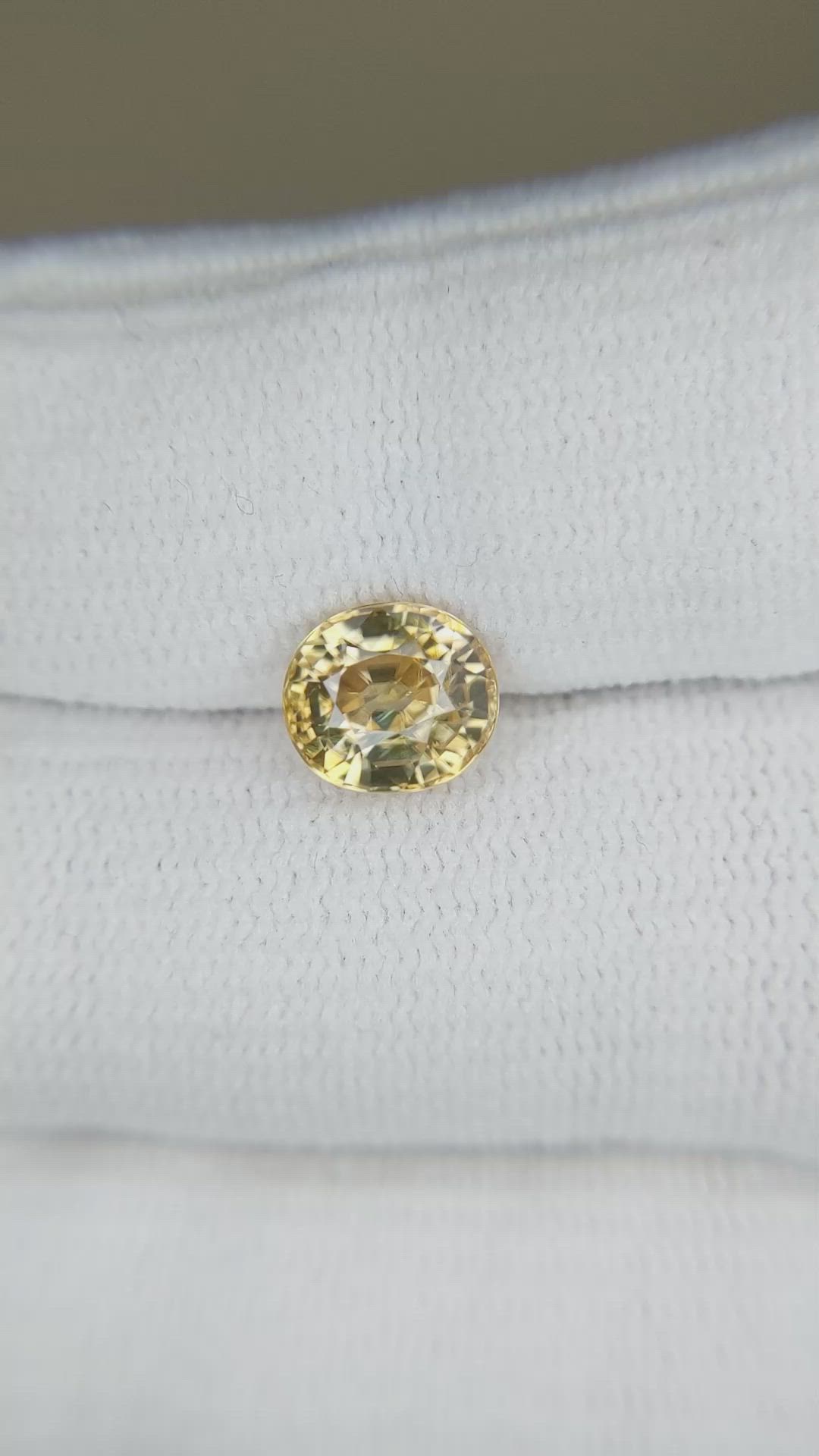 2.74 Ct. Zircon from Tanzania Size Video
