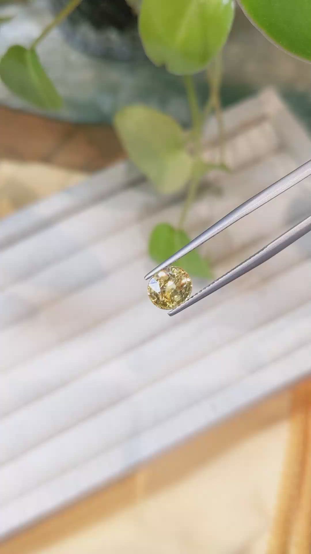 2.74 Ct. Zircon from Tanzania Size Video