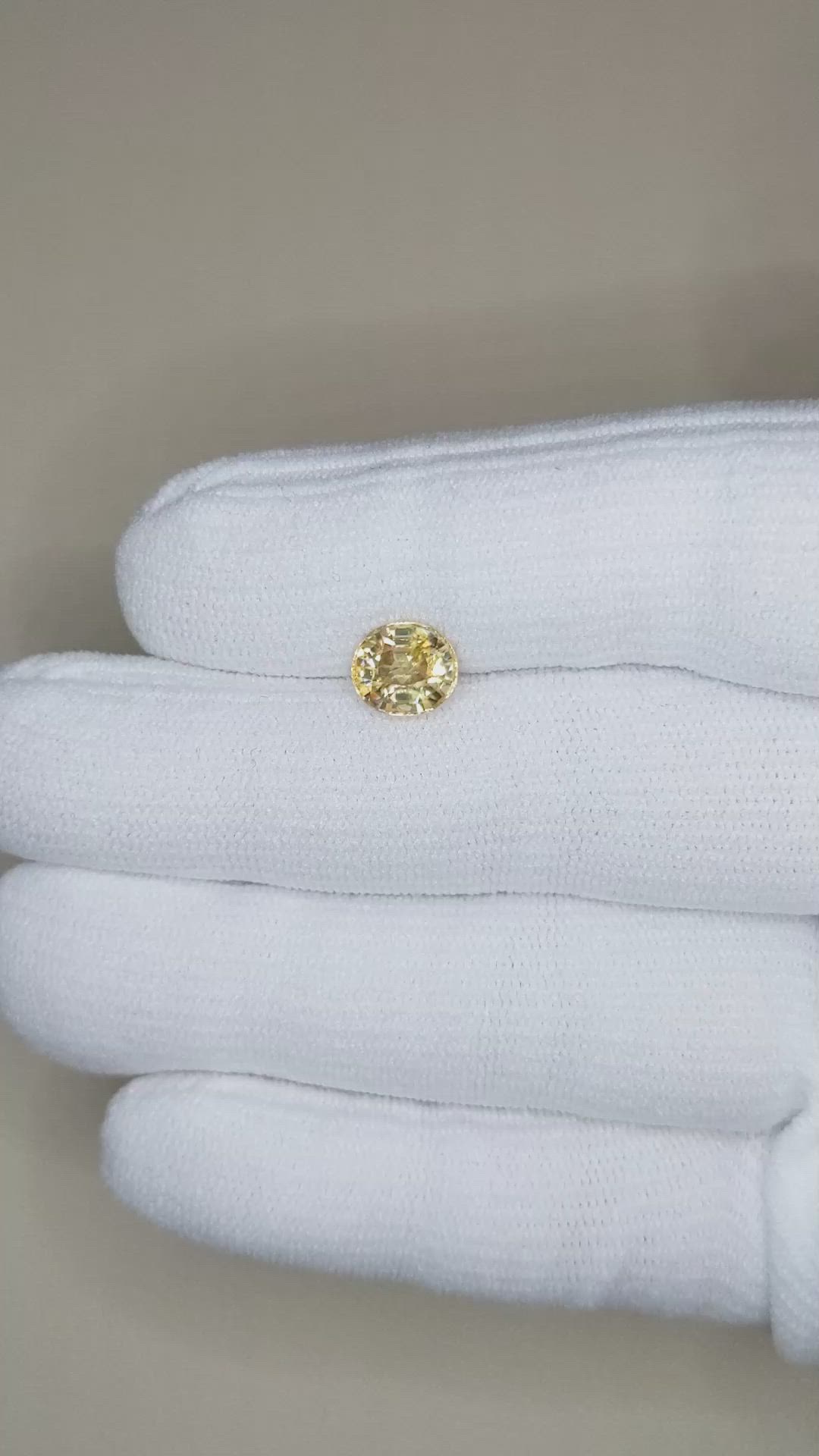 2.74 Ct. Zircon from Tanzania Size Video