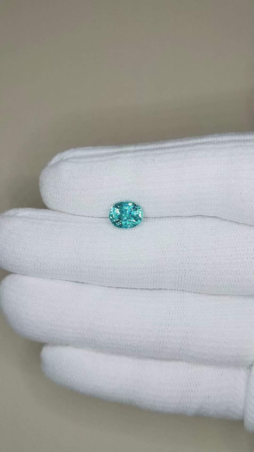 2.82 Ct. Zircon from Cambodia Size Video