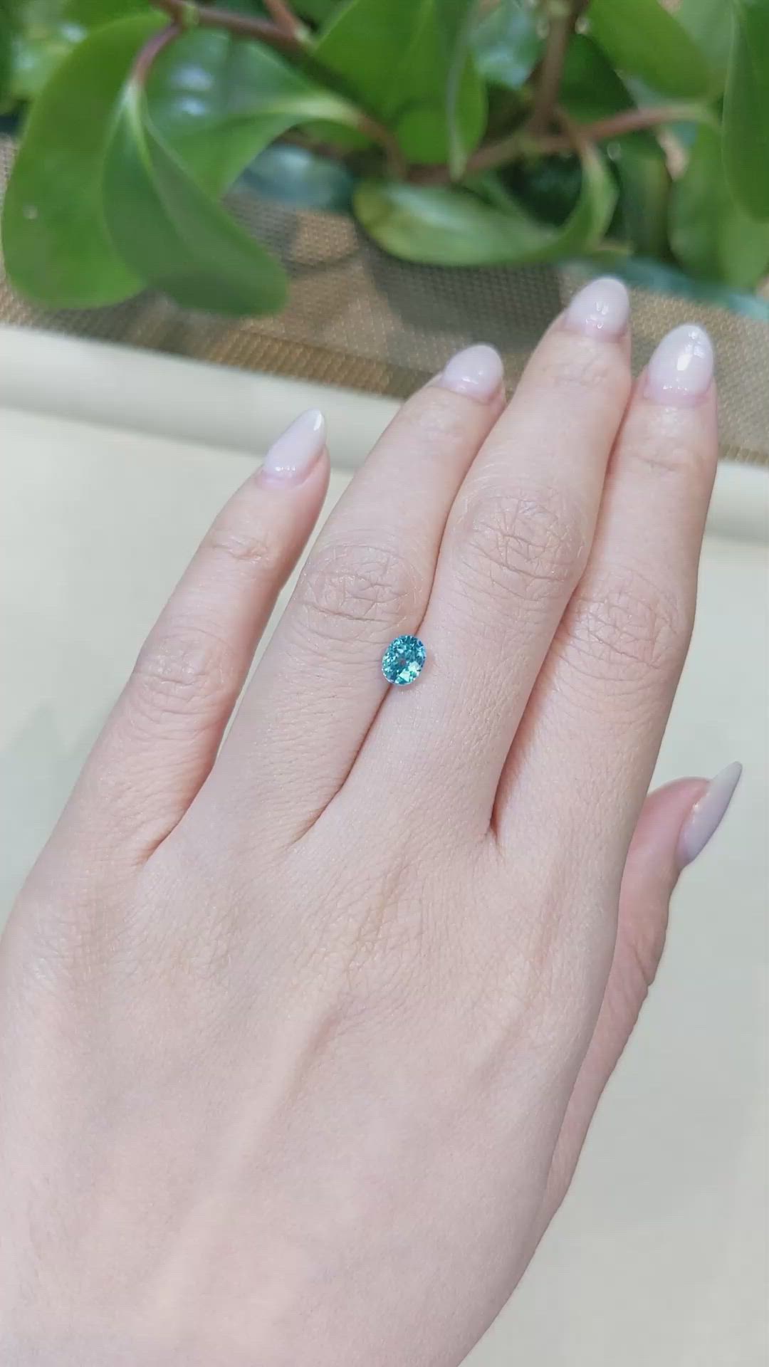 1.12 Ct. Zircon from Cambodia Size Video