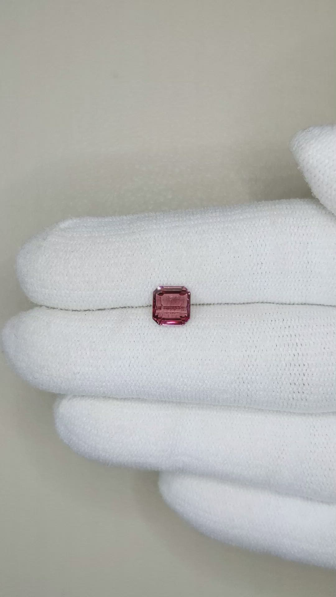 1.09 Ct. Pink Tourmaline from Mozambique Size Video