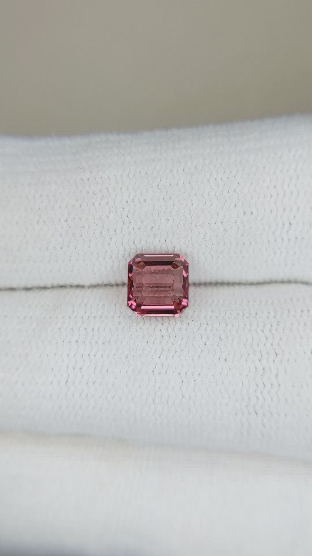 1.09 Ct. Pink Tourmaline from Mozambique Size Video