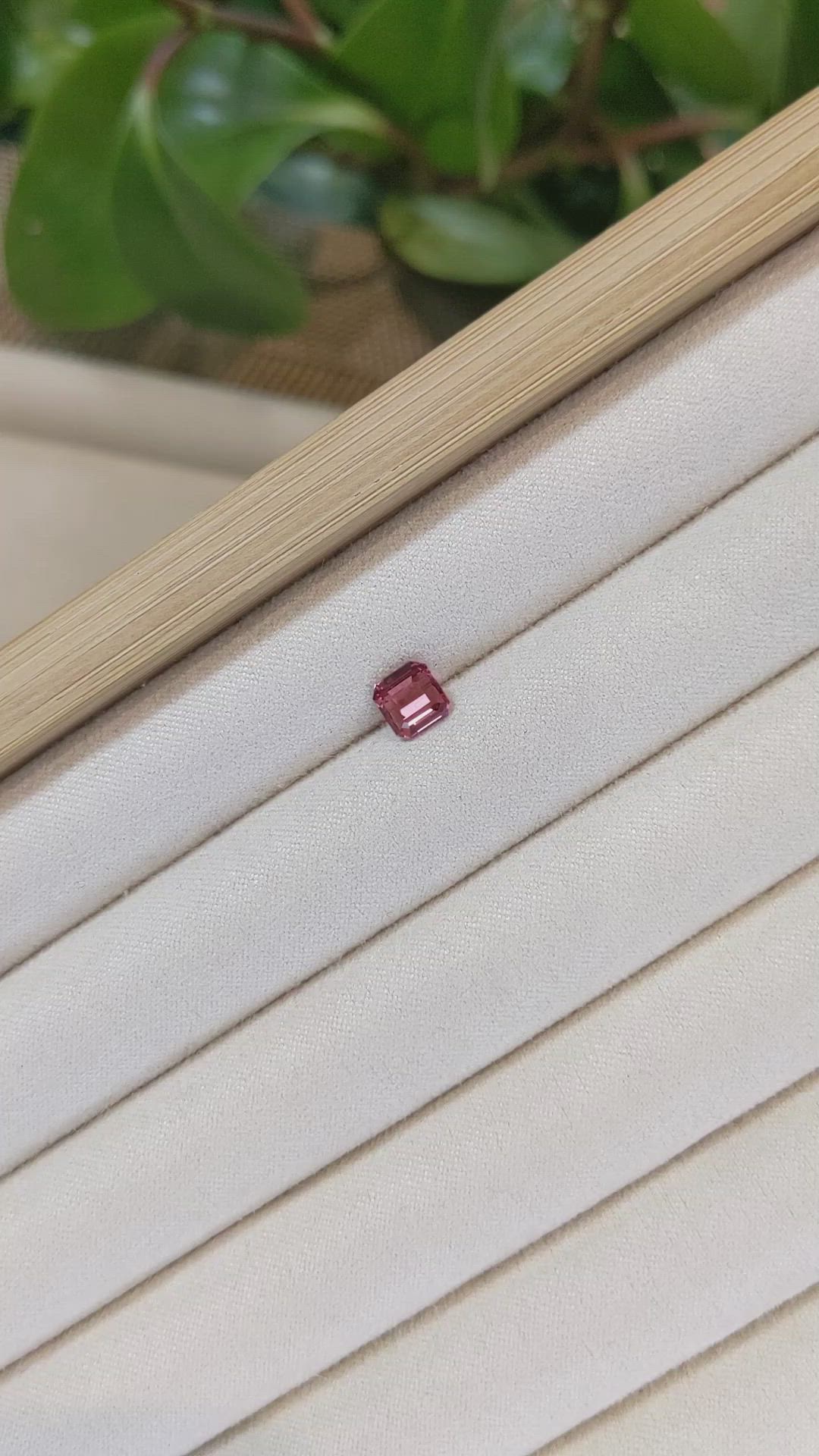 1.09 Ct. Pink Tourmaline from Mozambique Size Video
