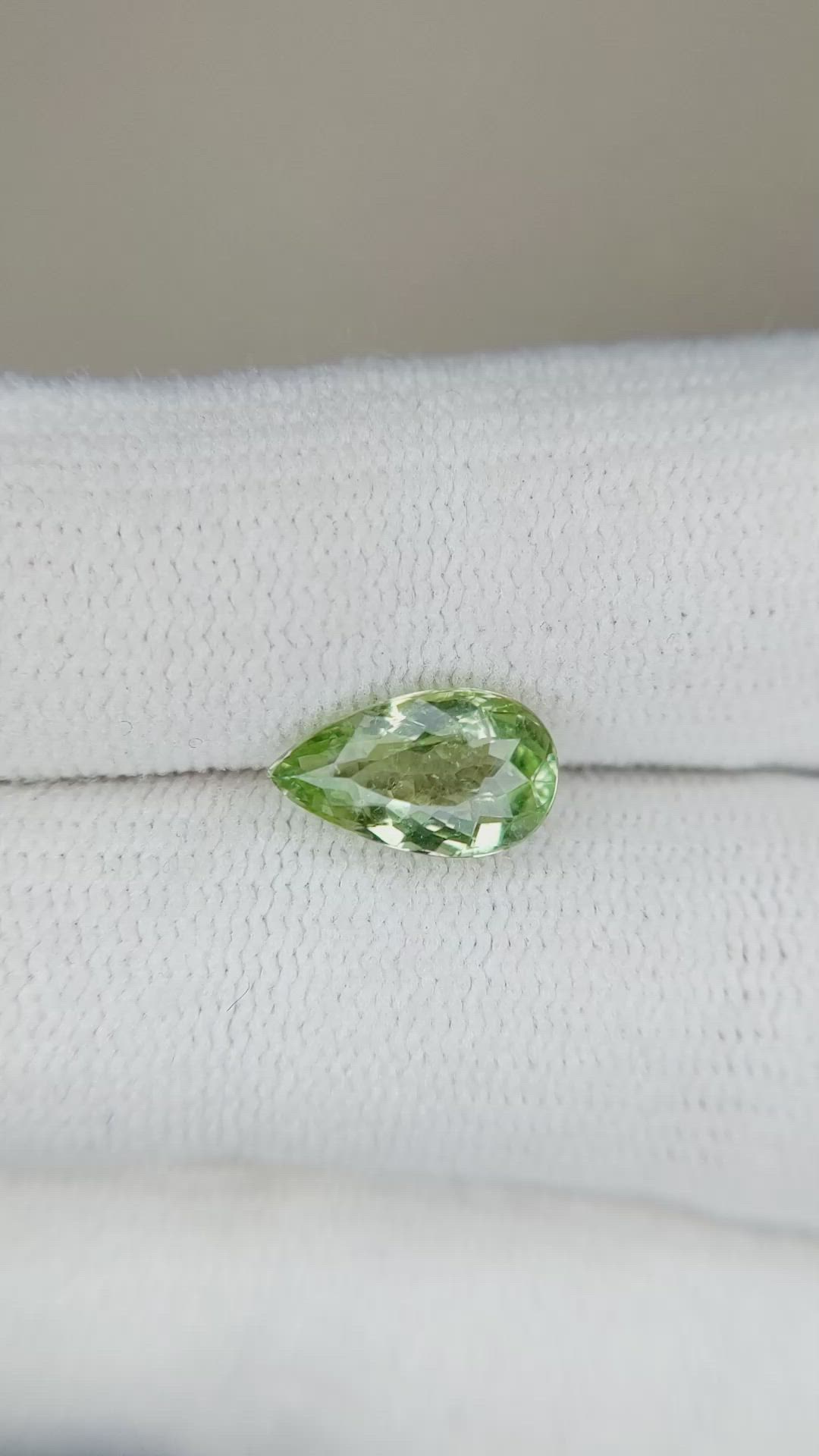 1.68 Ct. Green Tourmaline from Mozambique Size Video