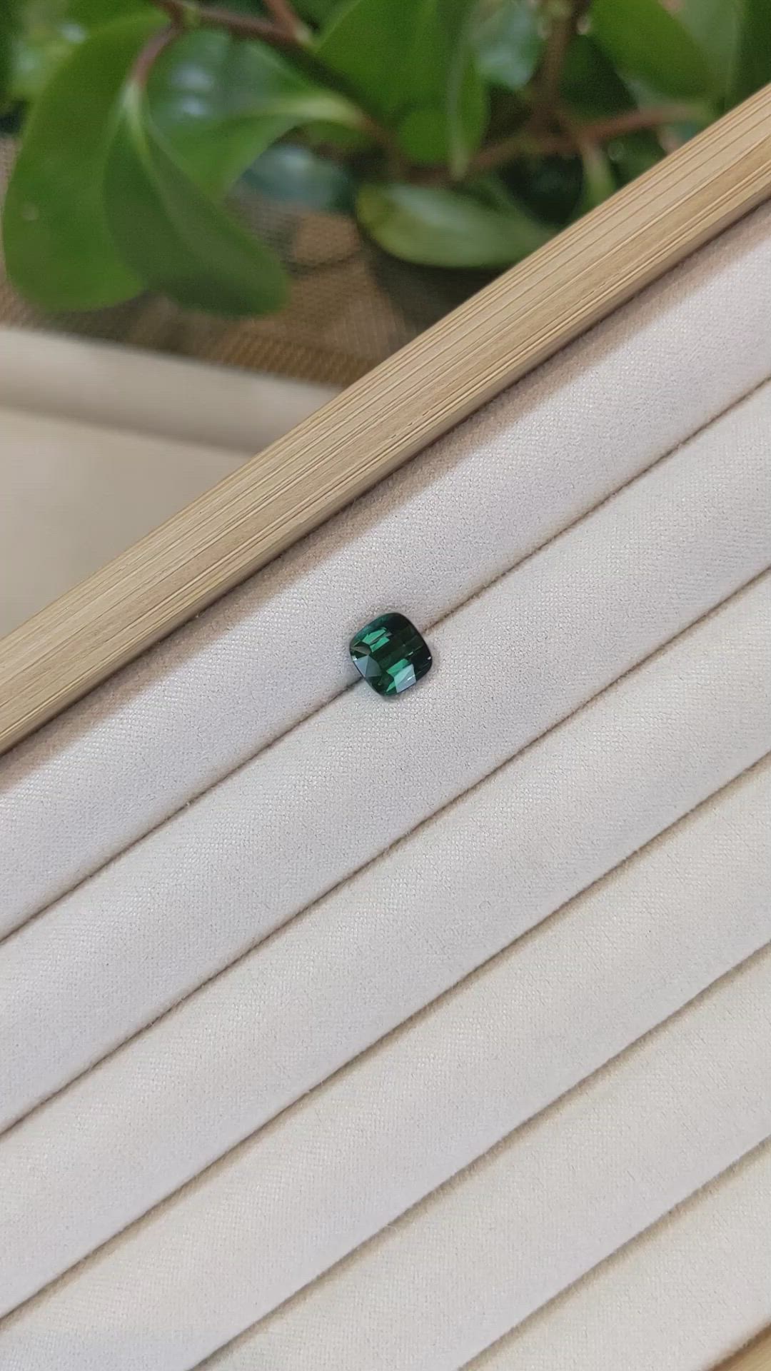 2.34 Ct. Bluish Green Tourmaline from Mozambique Size Video