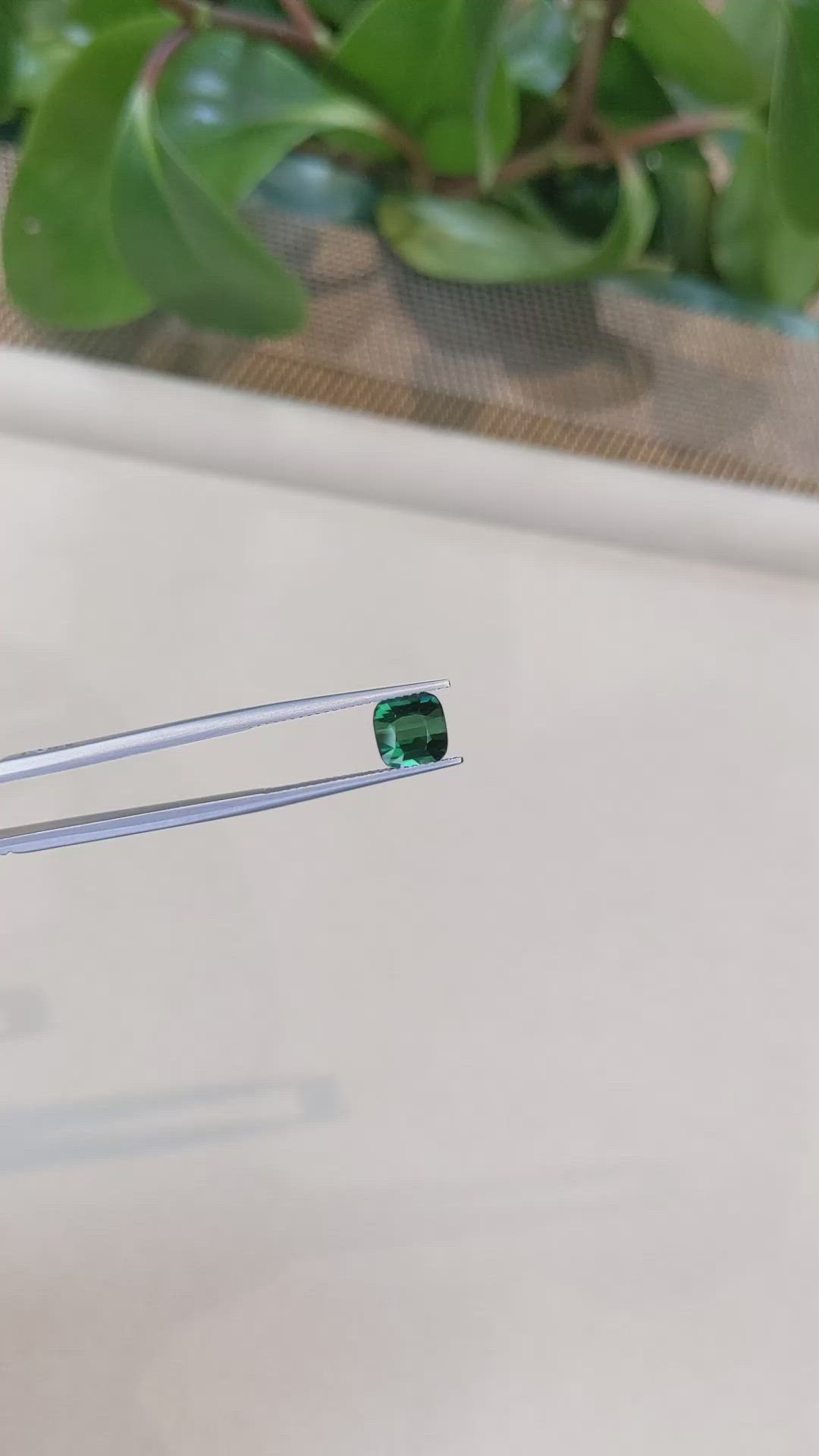 2.34 Ct. Bluish Green Tourmaline from Mozambique Size Video