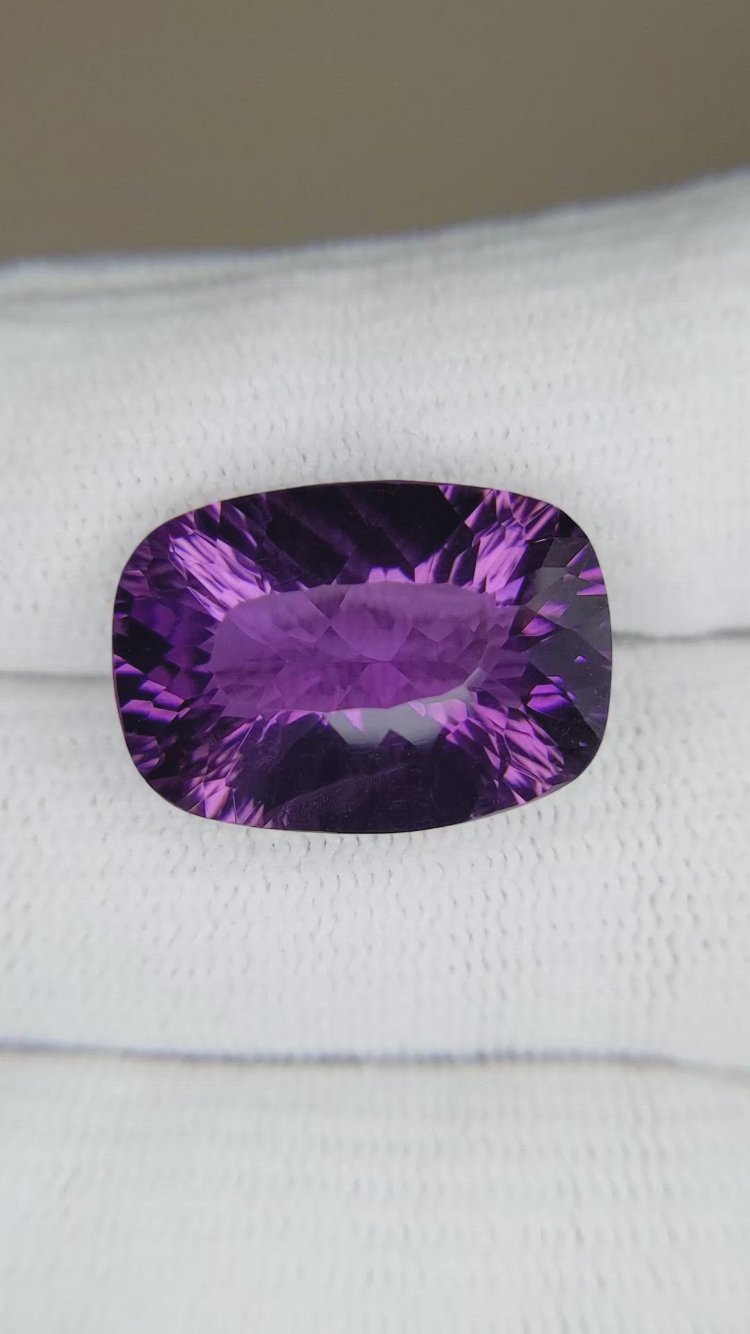 13.40 Ct. Amethyst from Brazil Size Video