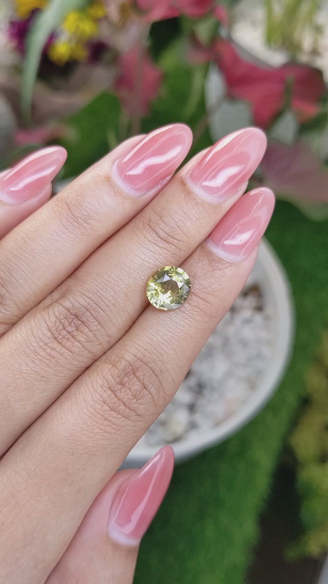 2.59 Ct. Chrysoberyl from Ceylon (Sri Lanka) Size Video