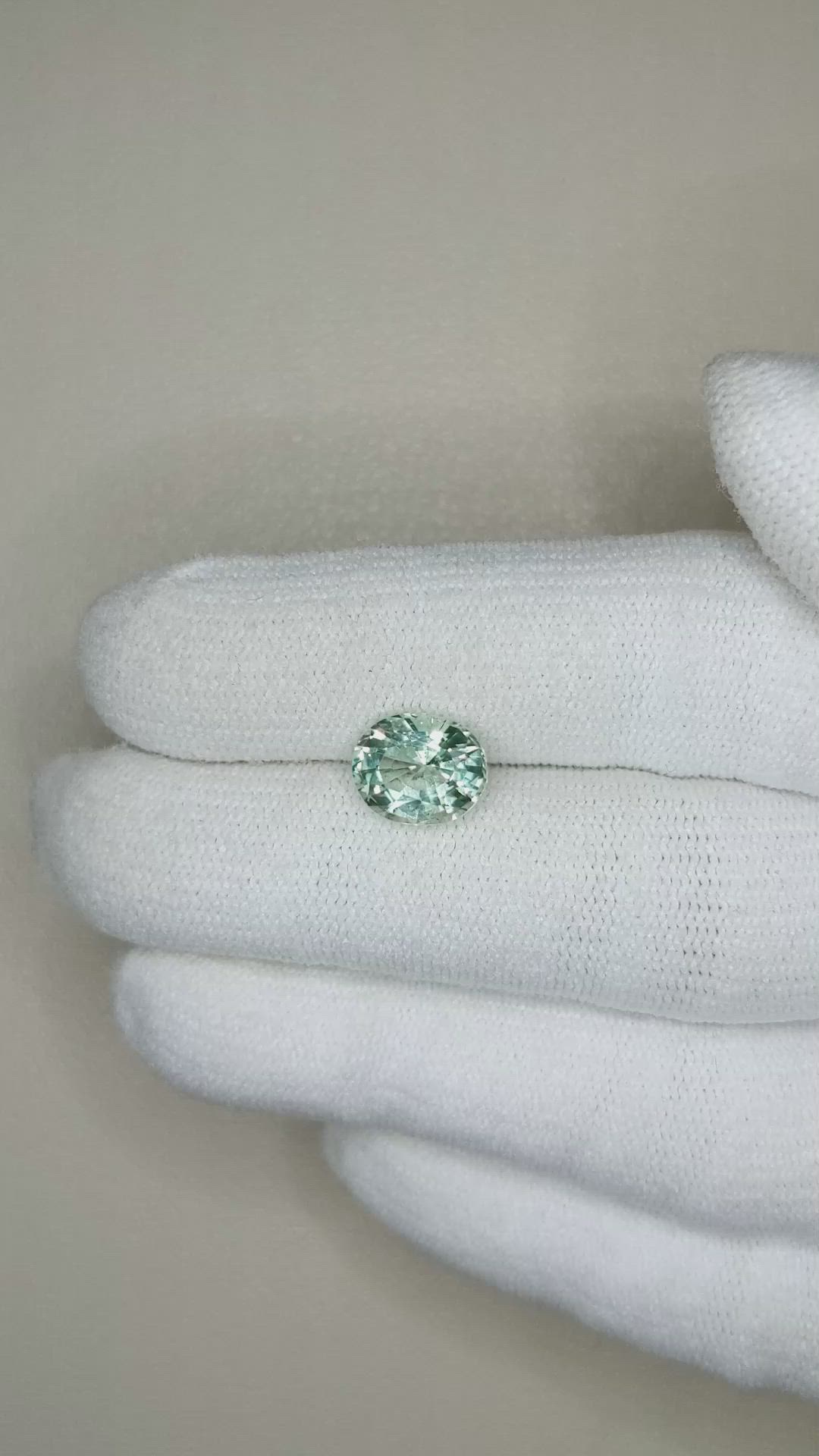 1.94 Ct. Aquamarine from Nigeria Size Video