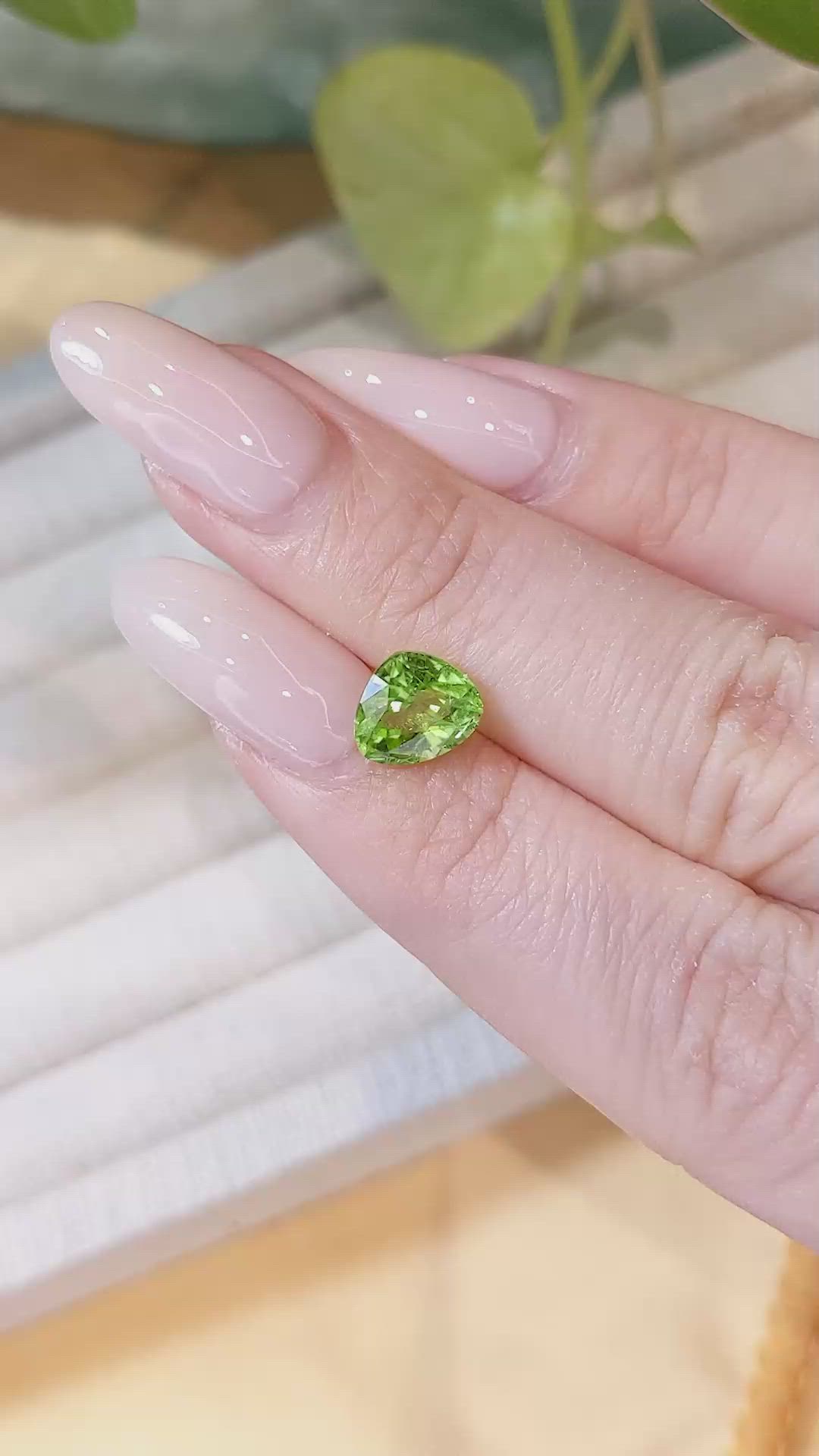 2.11 Ct. Peridot from Afghanistan Size Video