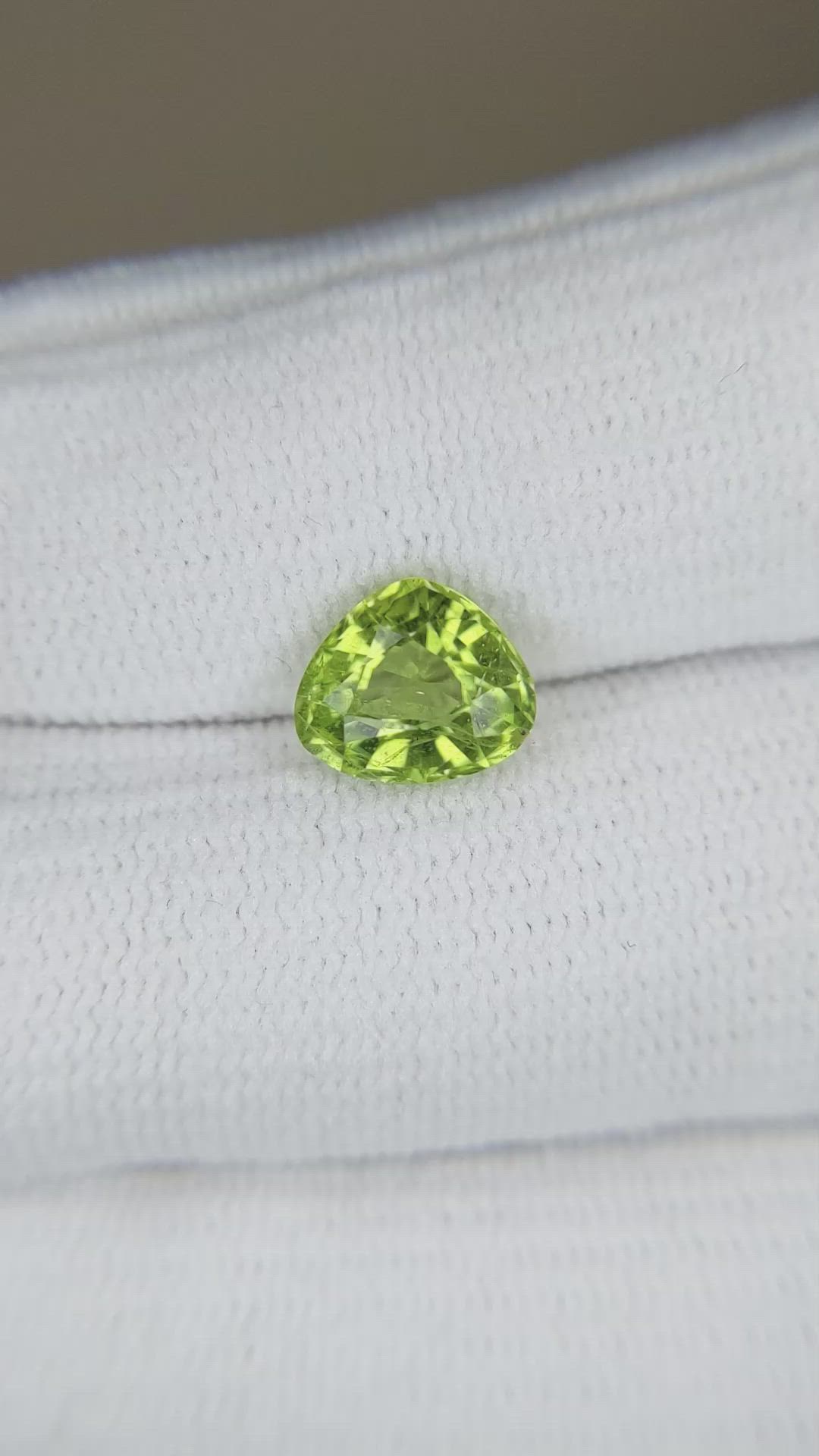 2.11 Ct. Peridot from Afghanistan Size Video