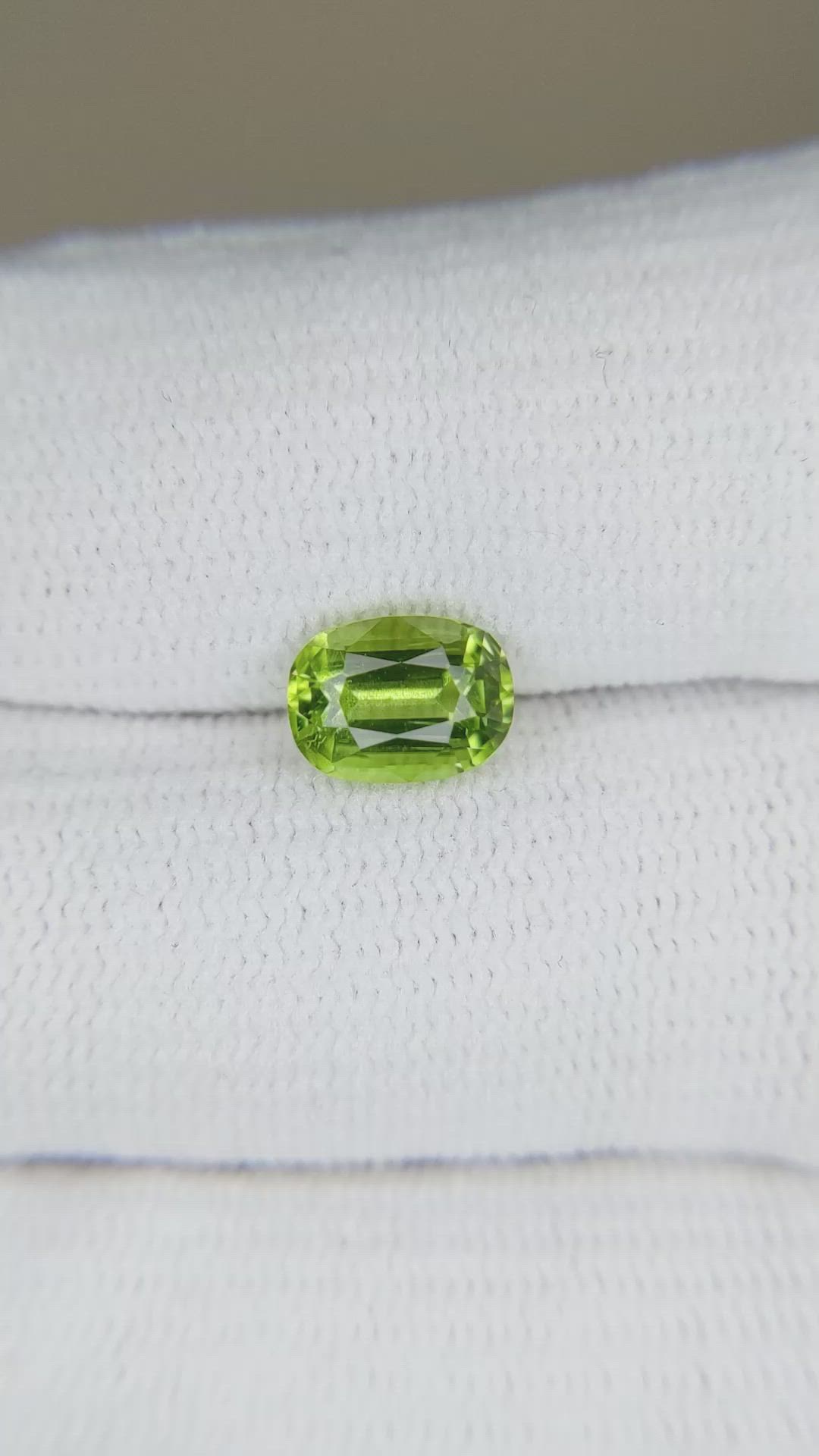 1.72 Ct. Peridot from Afghanistan Size Video