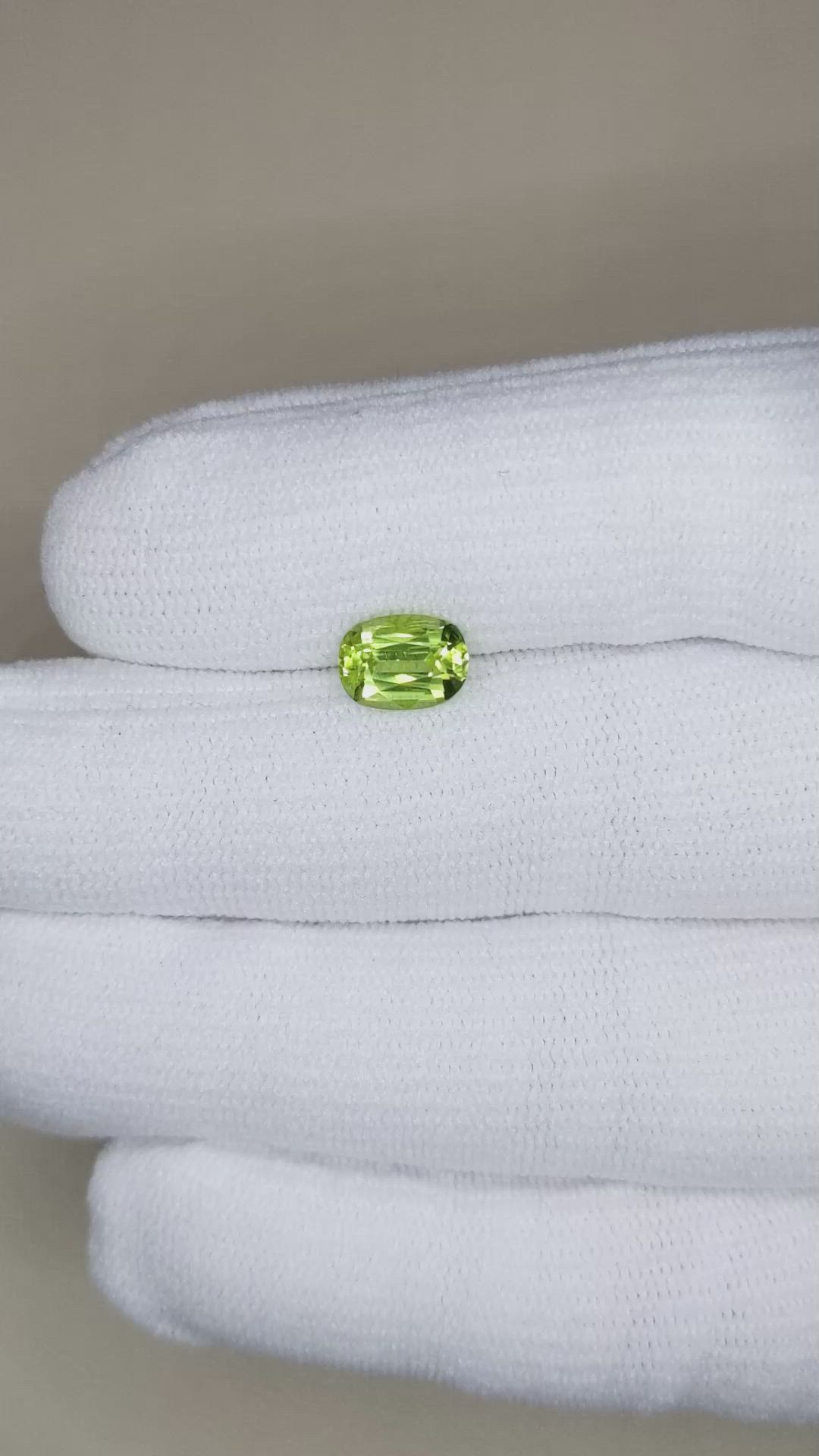 1.72 Ct. Peridot from Afghanistan Size Video