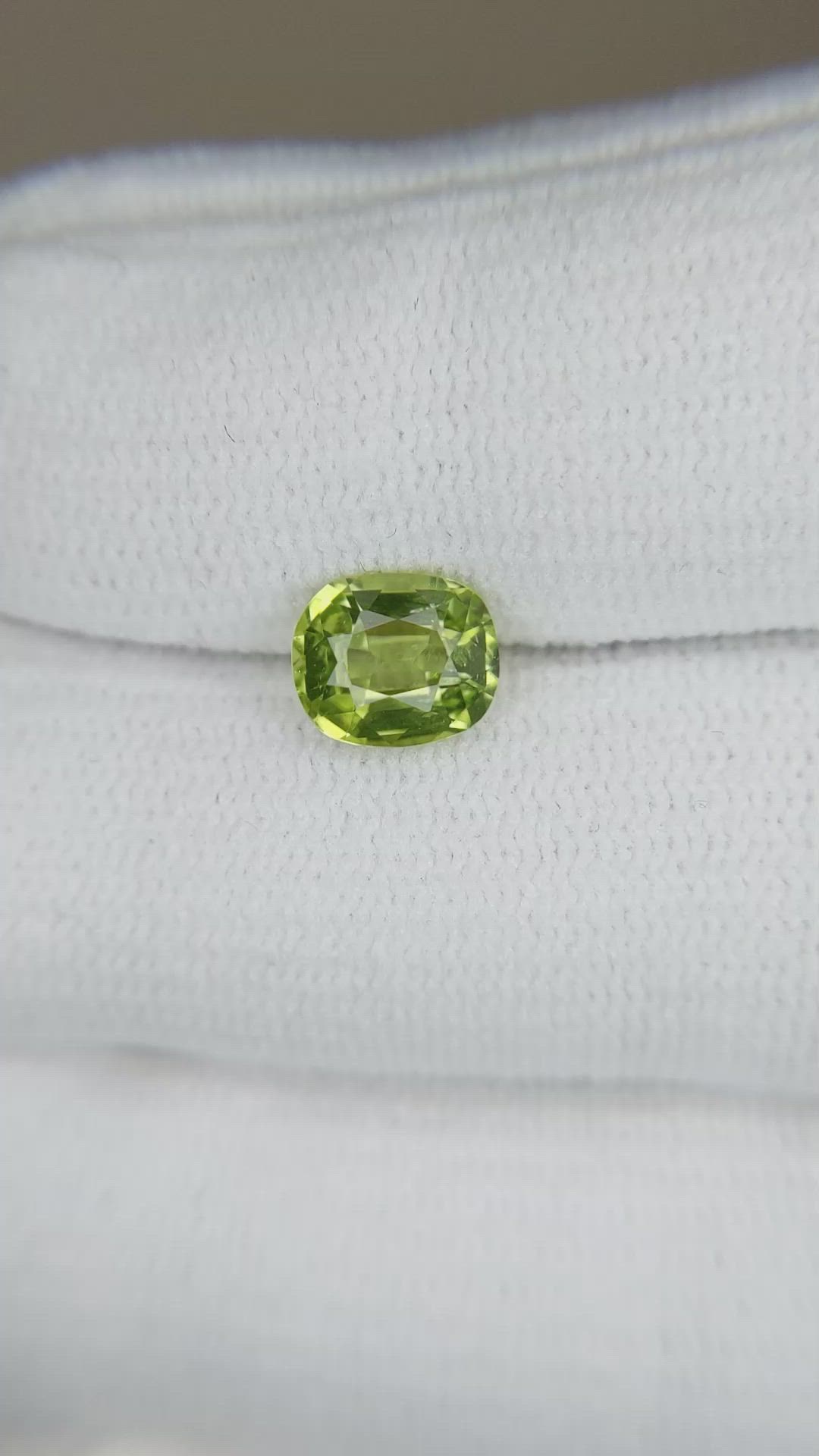 1.46 Ct. Peridot from Afghanistan Size Video