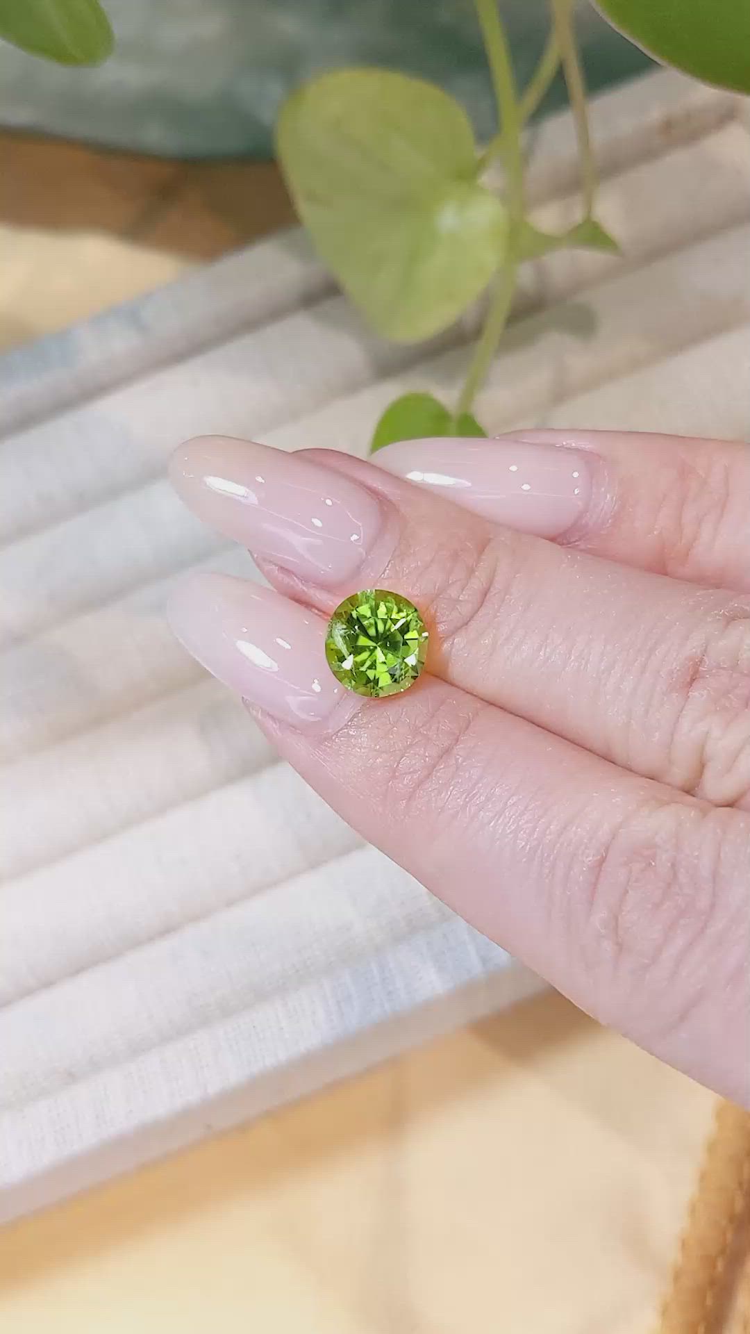2.70 Ct. Peridot from Afghanistan Size Video